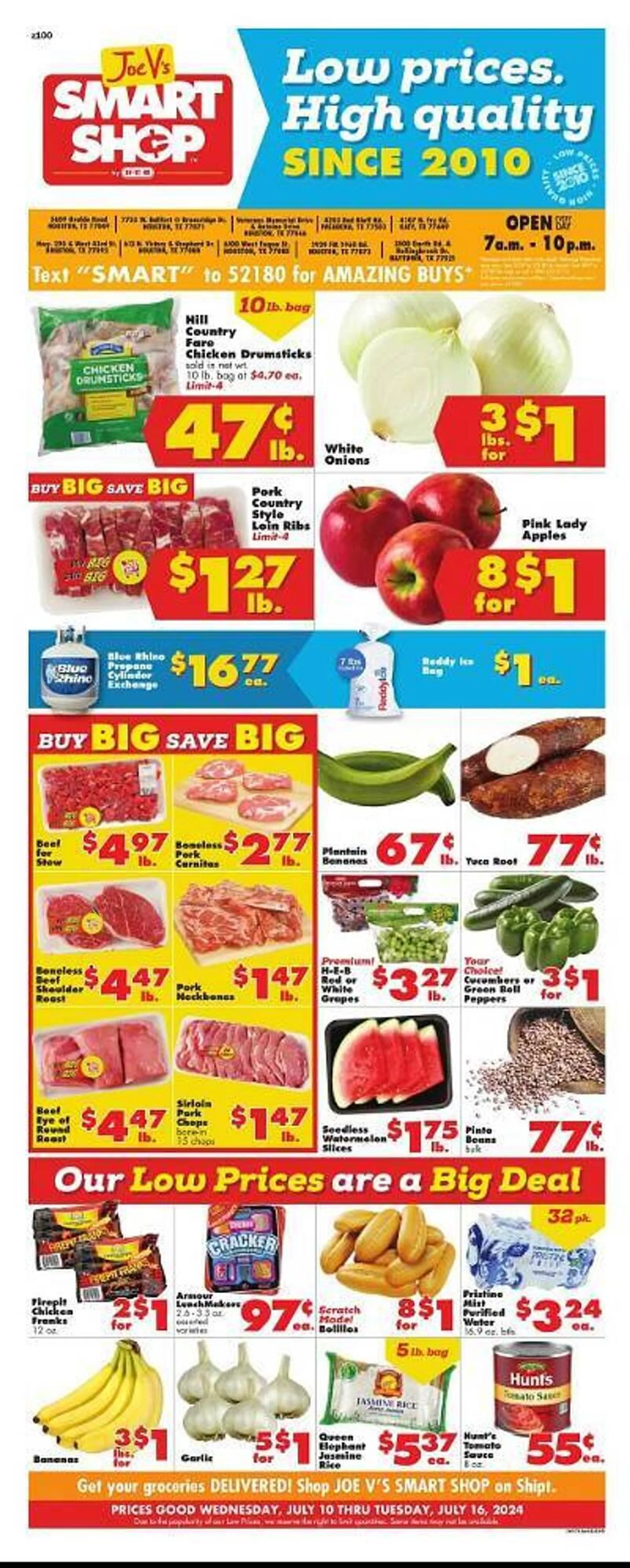 Joe Vs Smart Shop Weekly Ad - 1