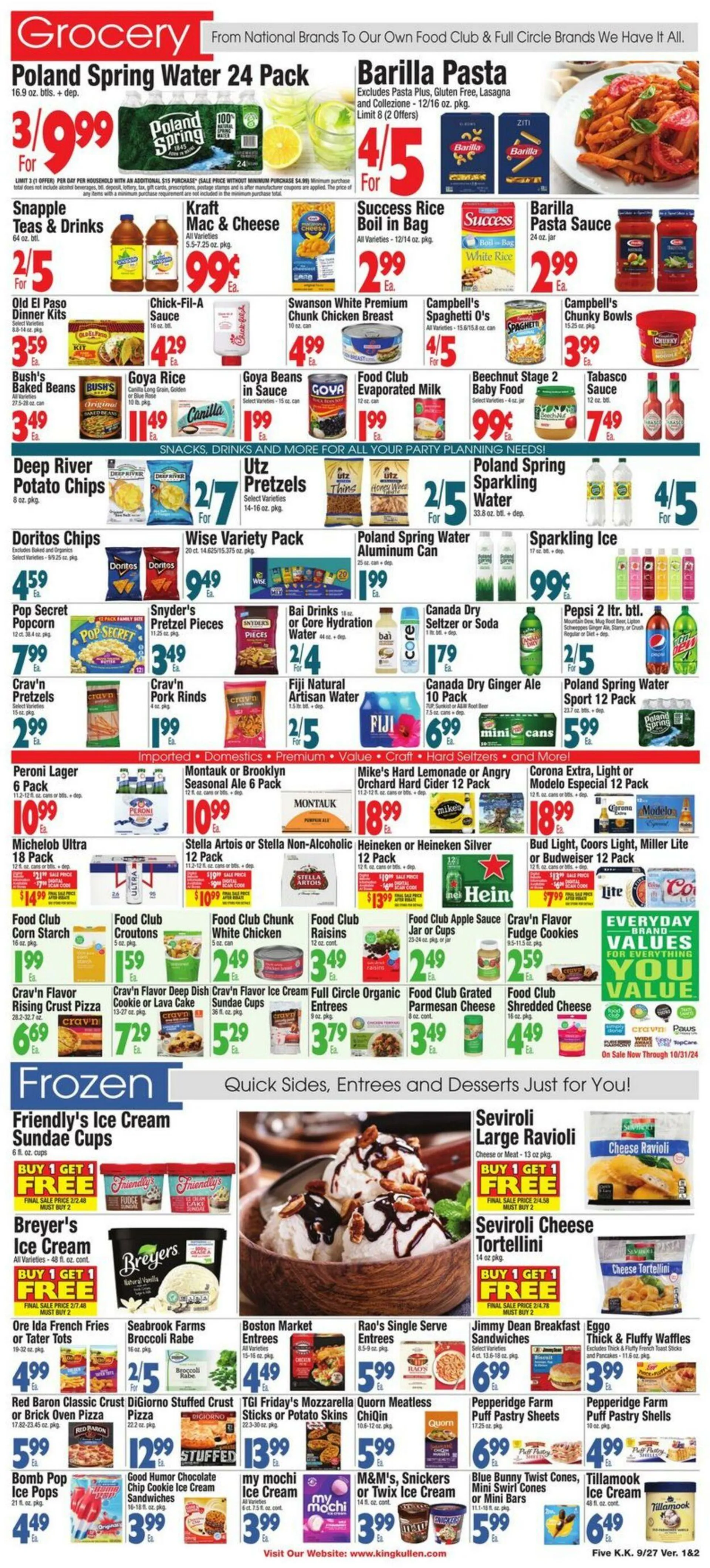 Weekly ad King Kullen Current weekly ad from September 27 to October 3 2024 - Page 5