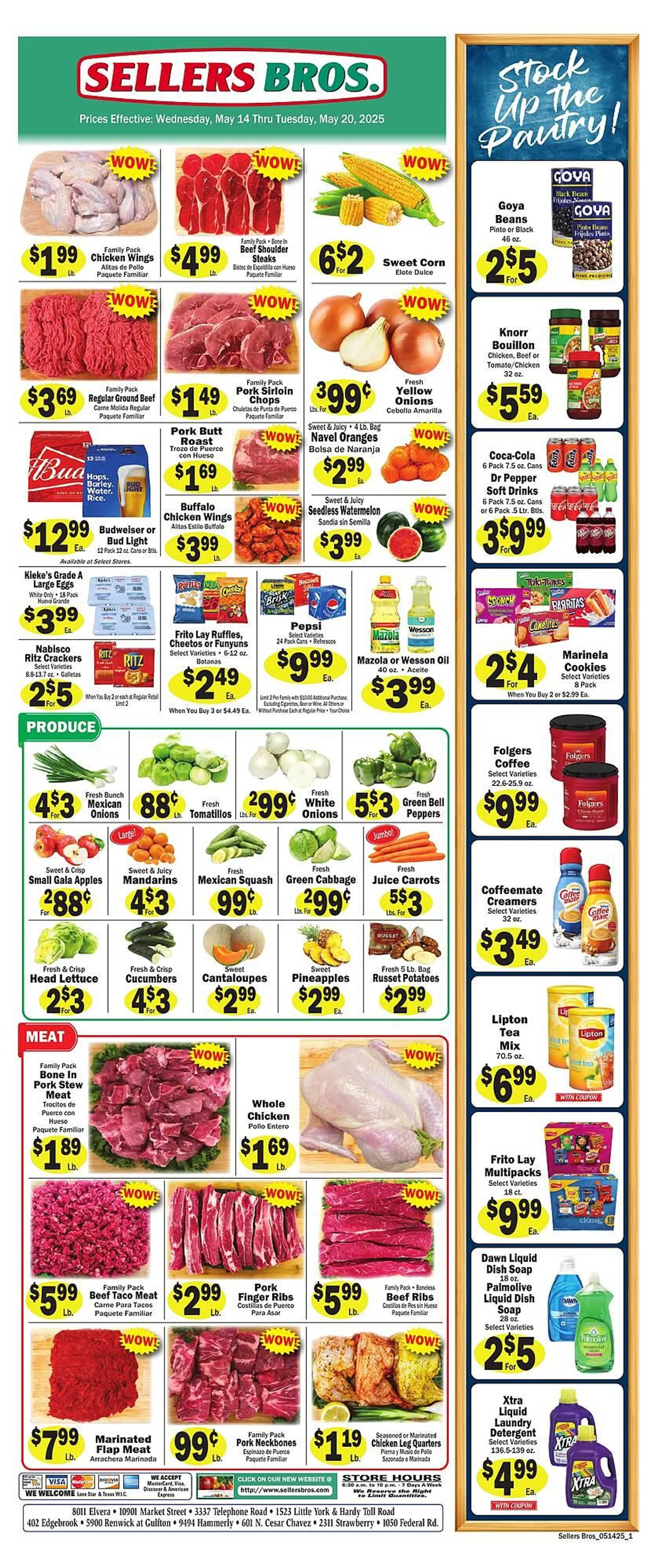 Sellers Bros Weekly Ad - 1