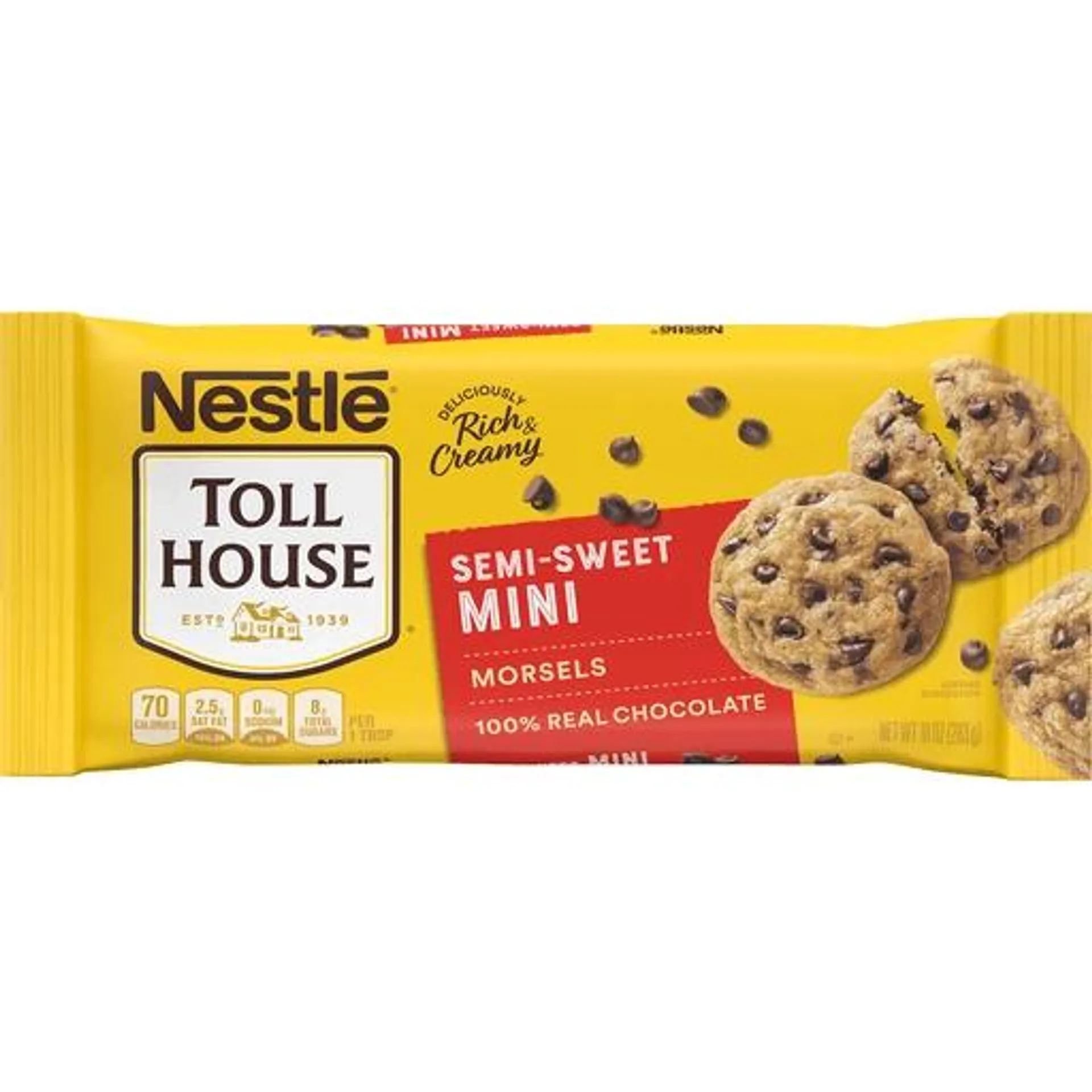 Toll House Morsels, Semi Sweet, Mini 10 oz