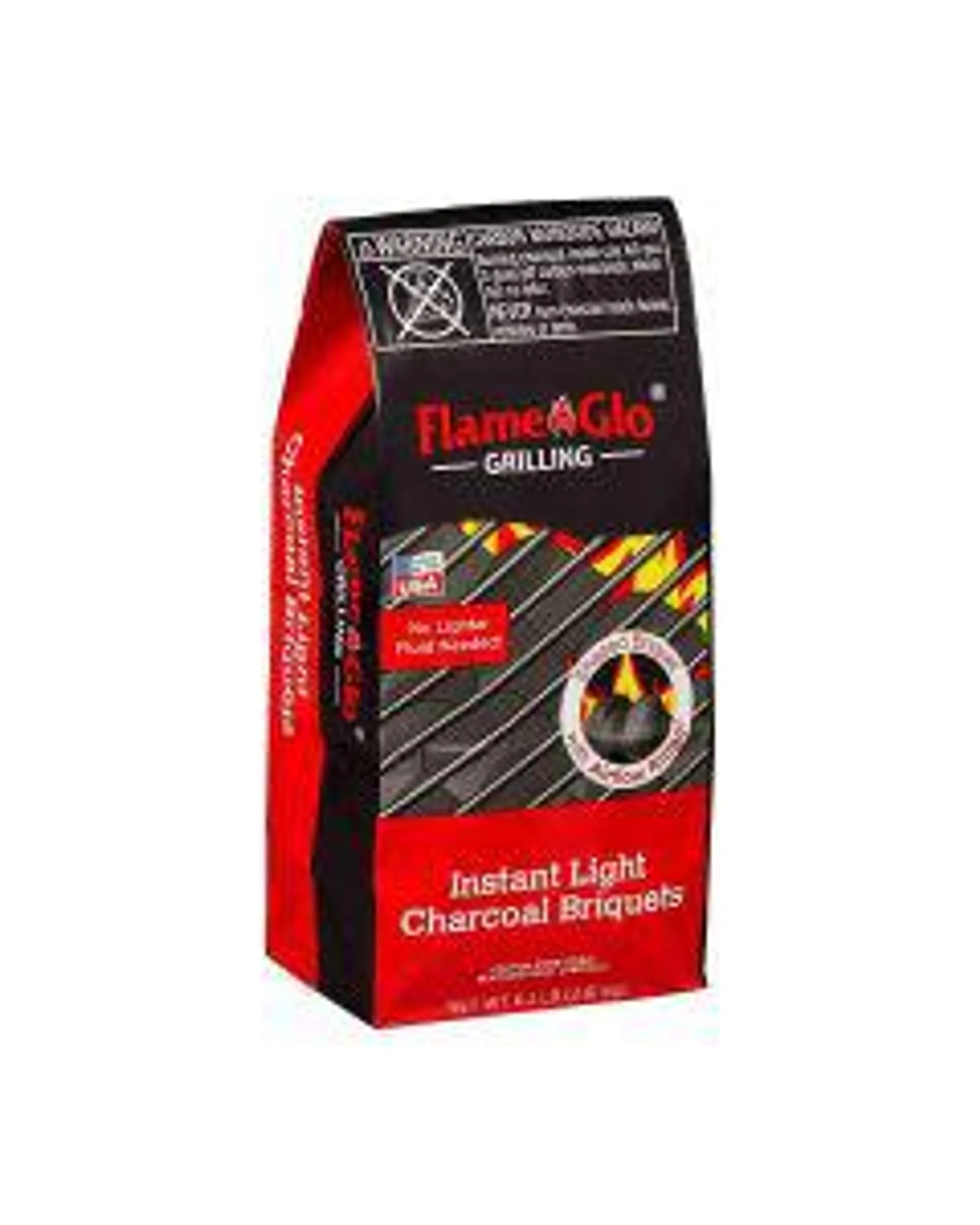 Flame Glo Grilling Instant Light Charcoal Briquets, 6.2 Lbs