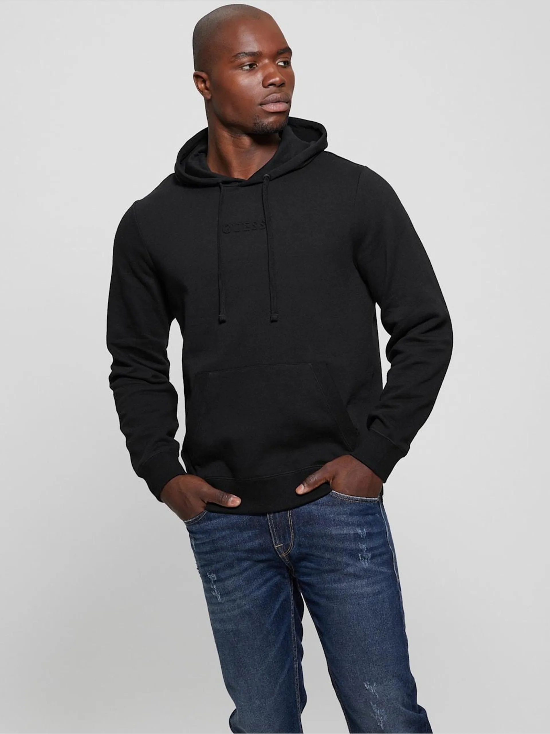 Eco Roy Embossed GUESS Hoodie