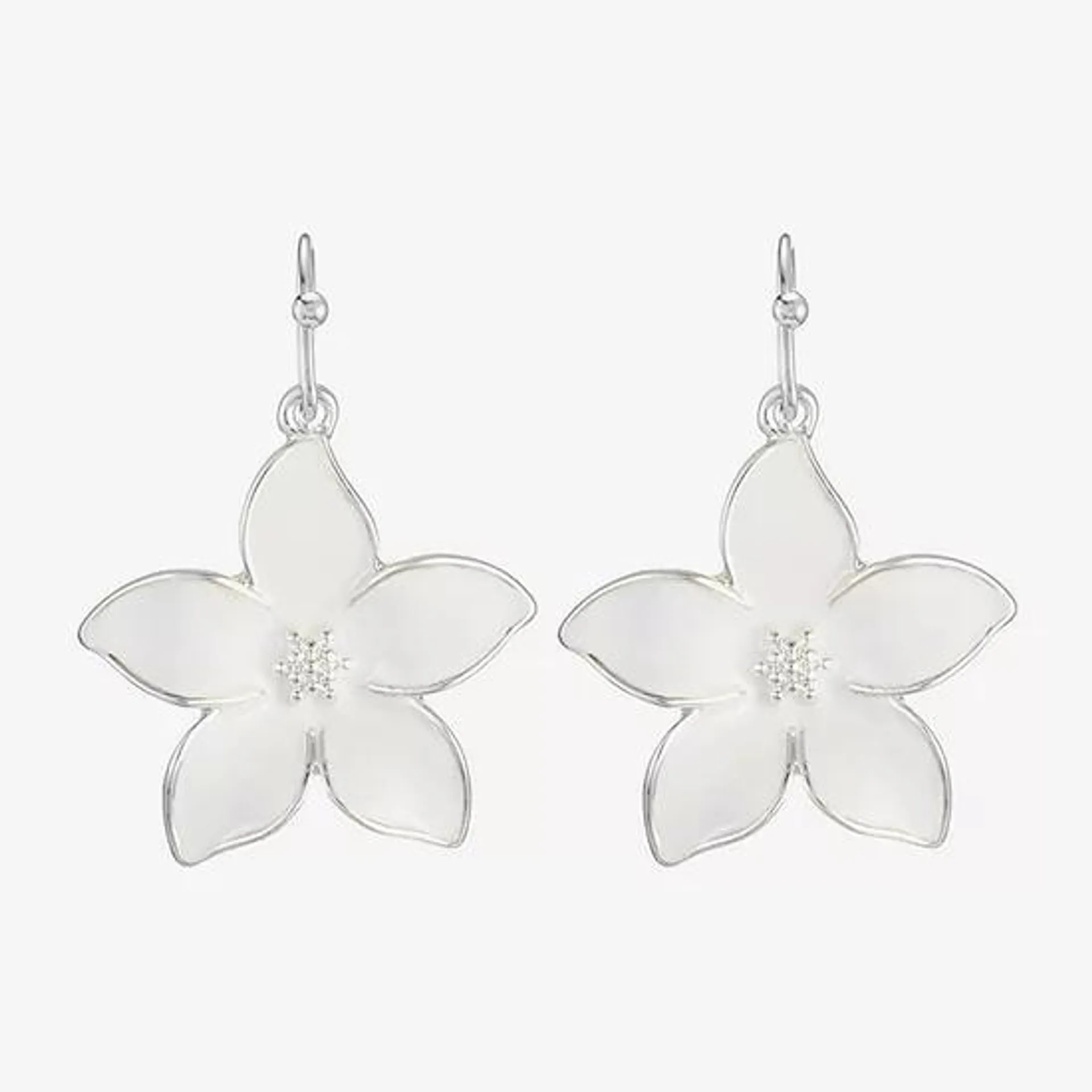 new! Liz Claiborne Flower Drop Earrings