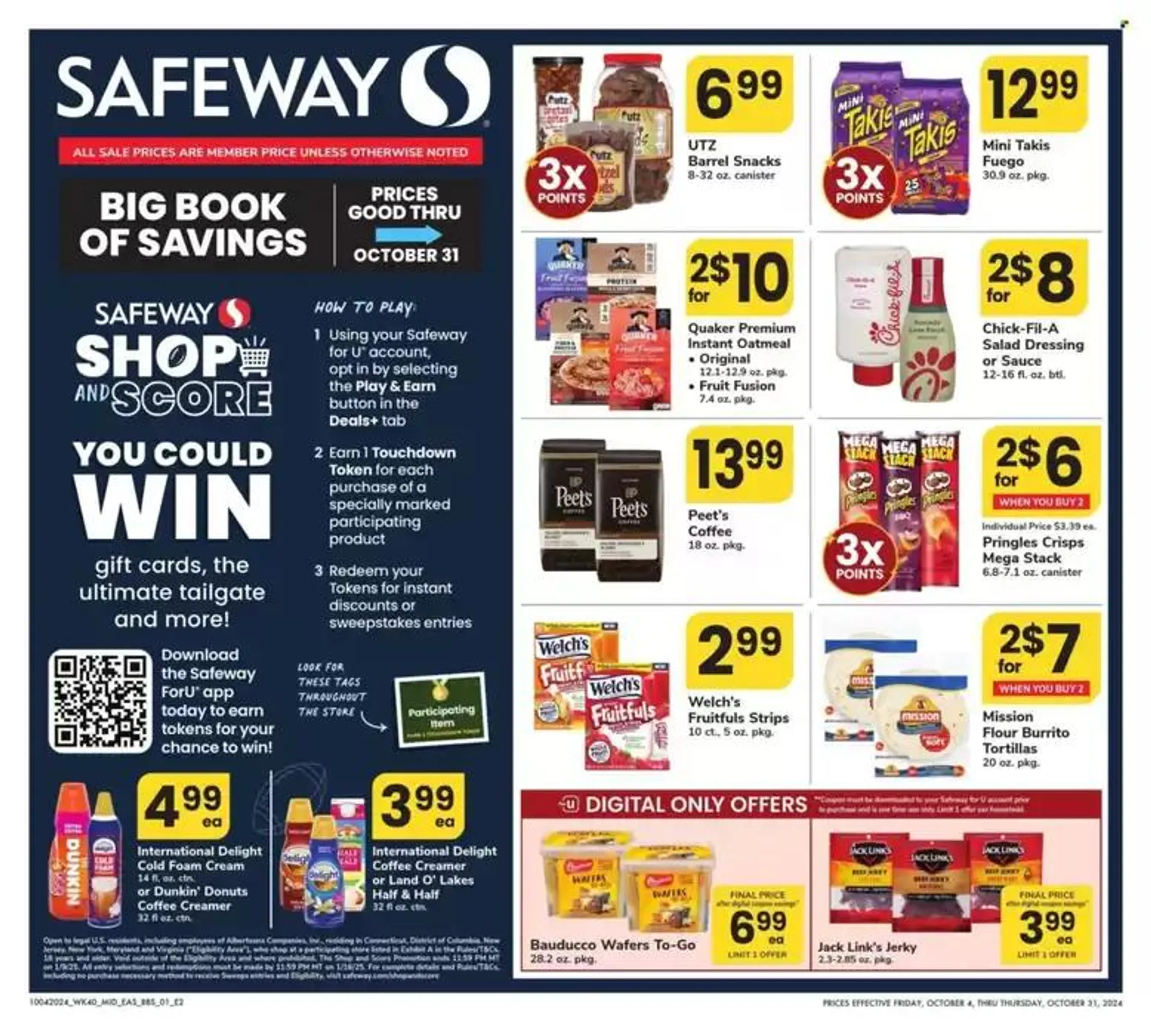 Weekly ad Exclusive bargains from October 4 to October 31 2024 - Page 1