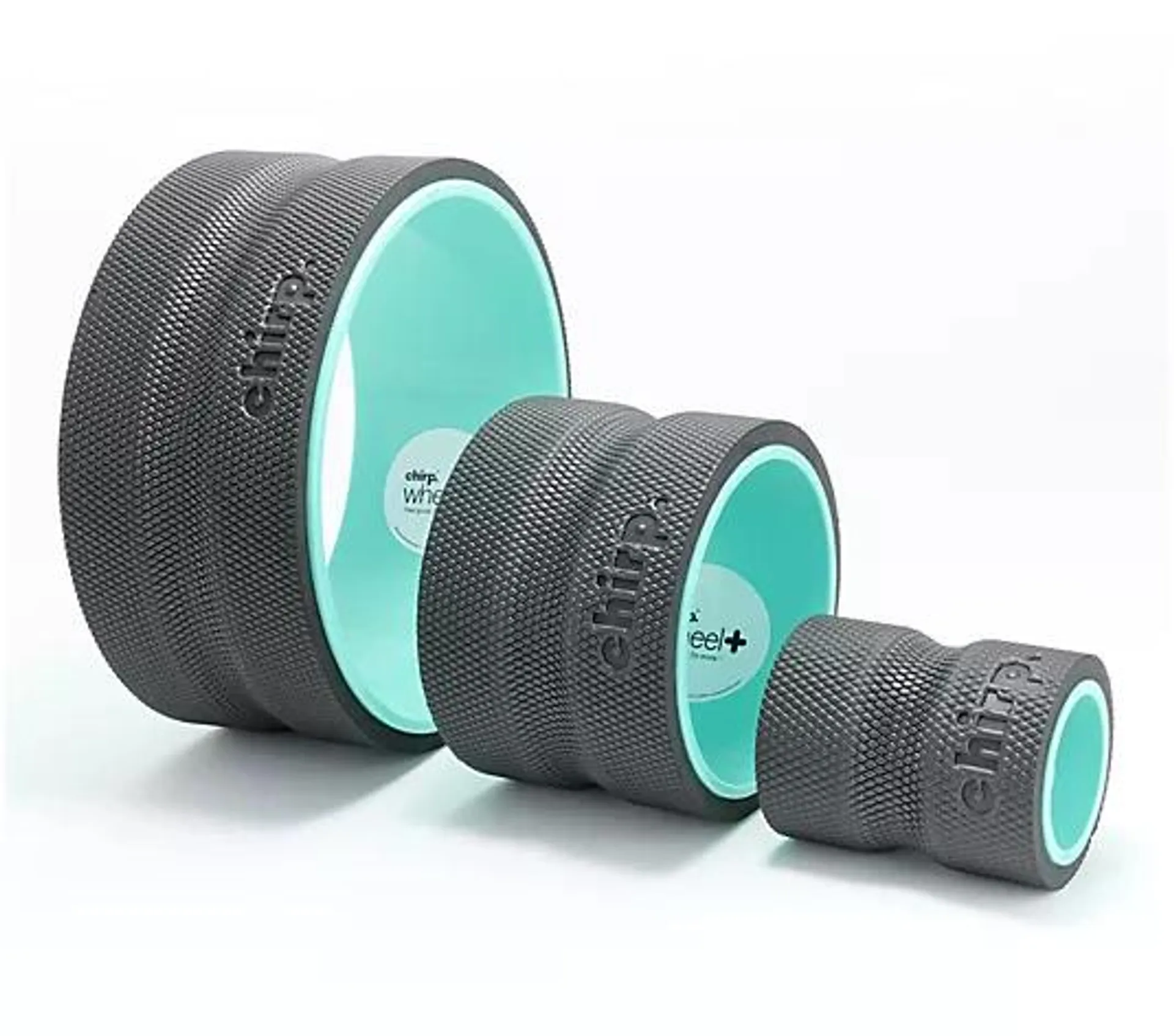 Chirp Wheel+ Set of 3 Stretching Wheel Foam Rollers