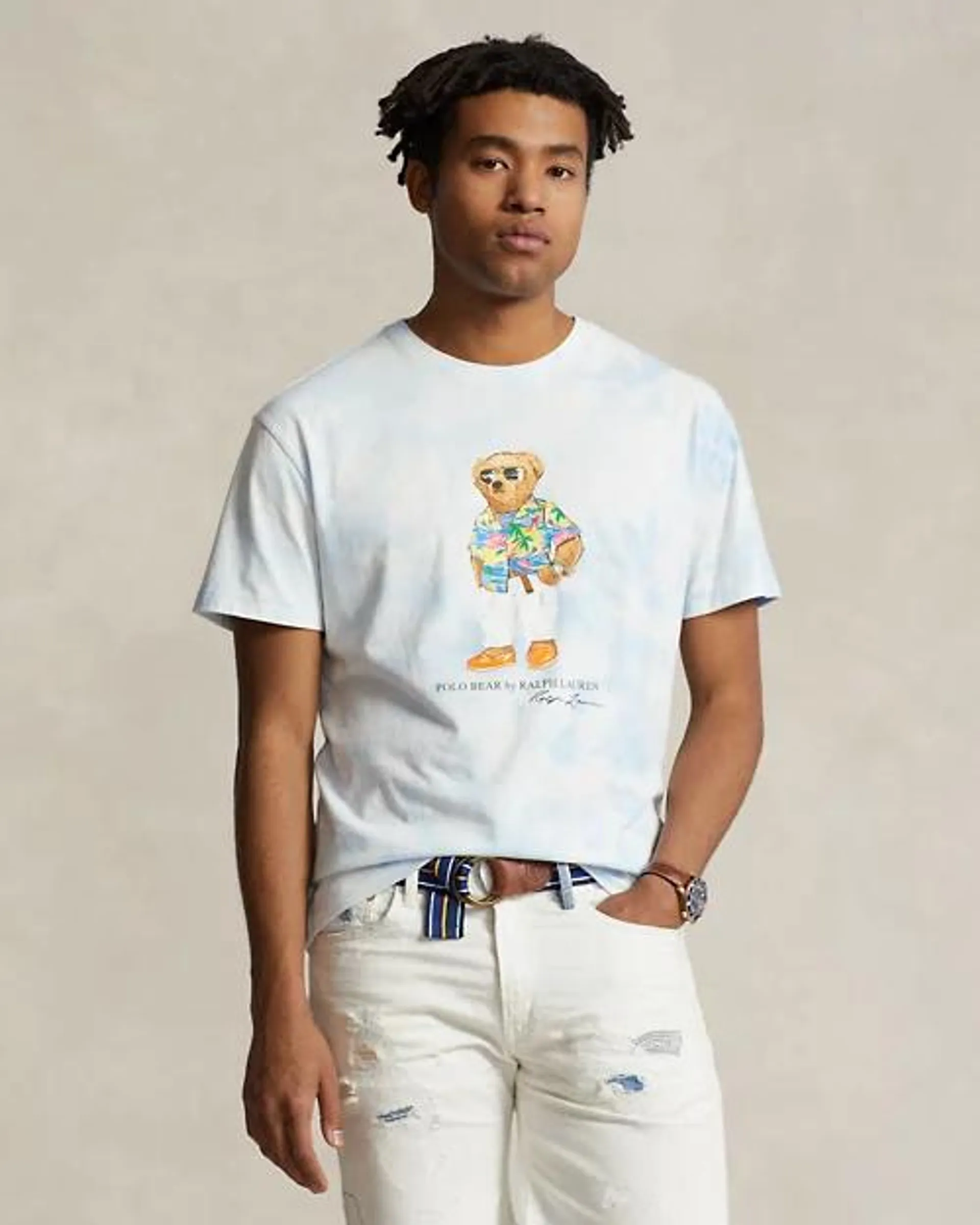 Classic Fit Polo Bear Tie-Dye T-Shirt