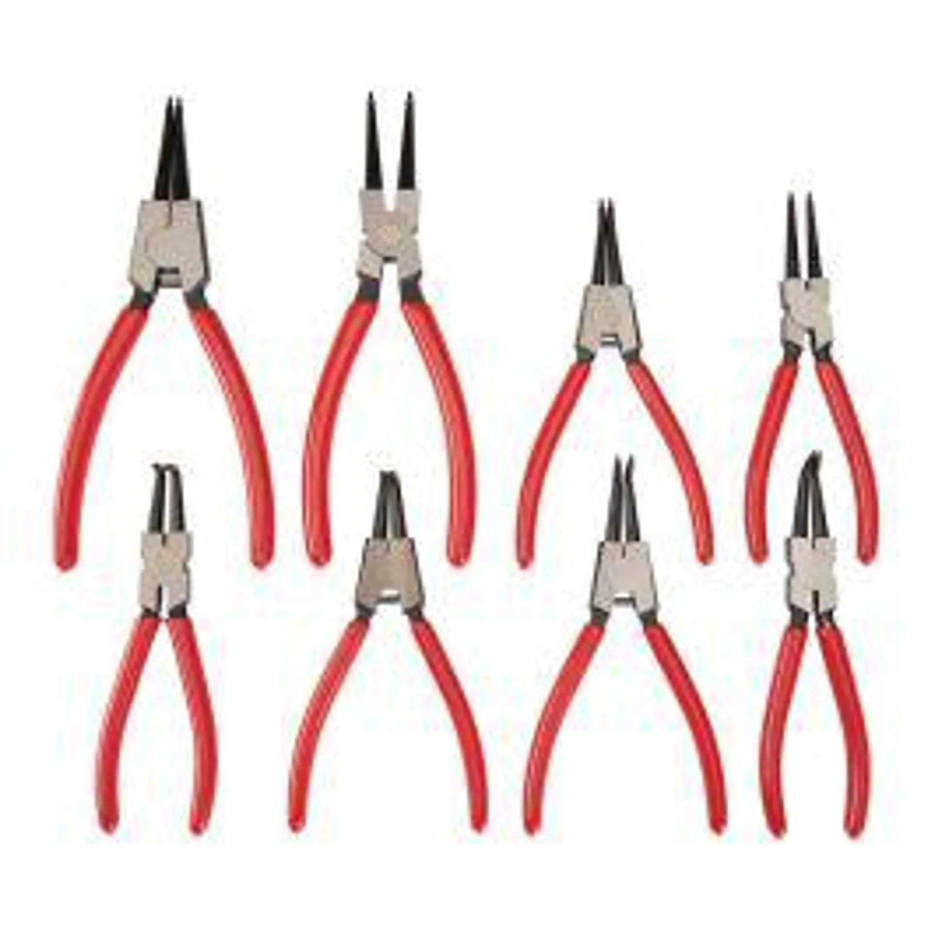 Precision Snap Ring Pliers, 8 Piece