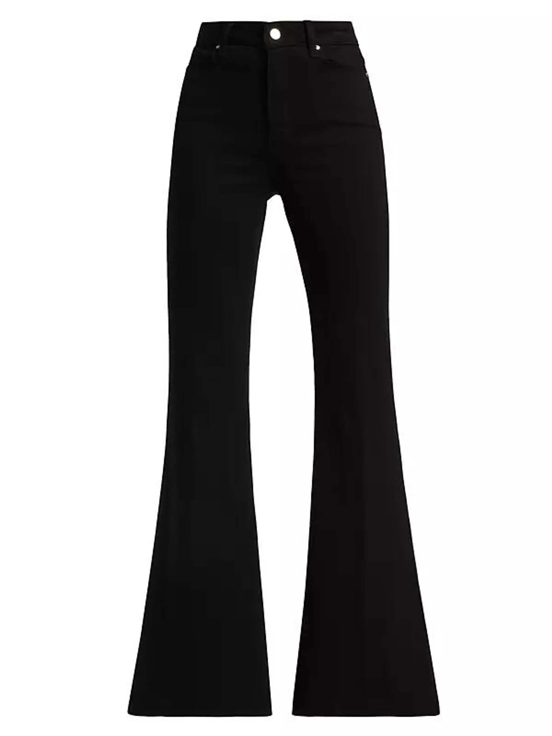 Charlie Stretch High-Rise Flared Jeans