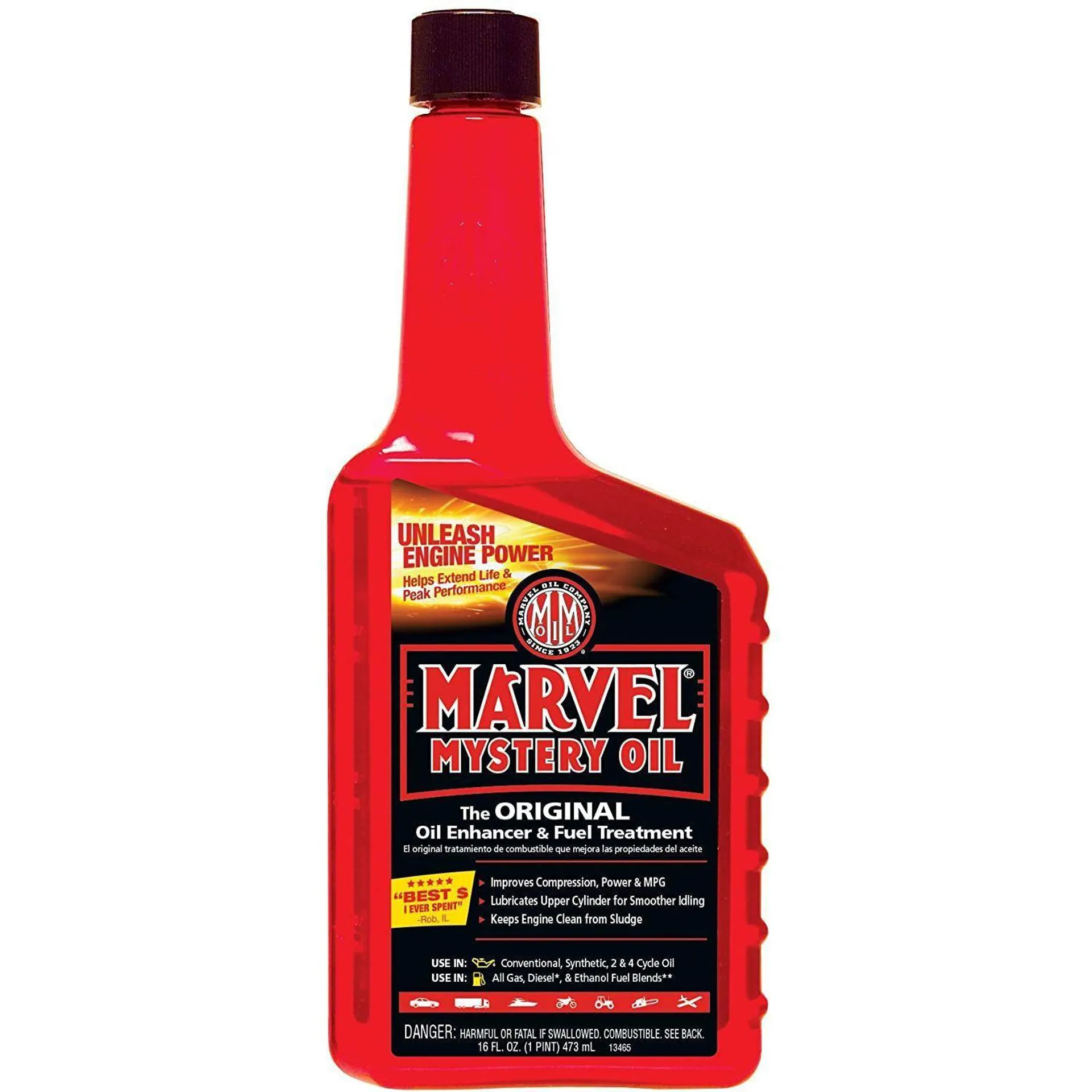Marvel Oil Enhancer and Fuel Treatment 16Oz