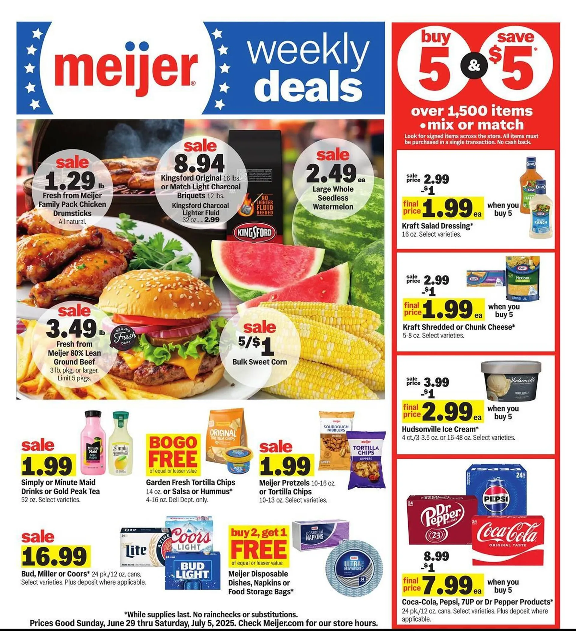 Weekly ad Meijer Weekly Ad from June 29 to July 5 2025 - Page 1