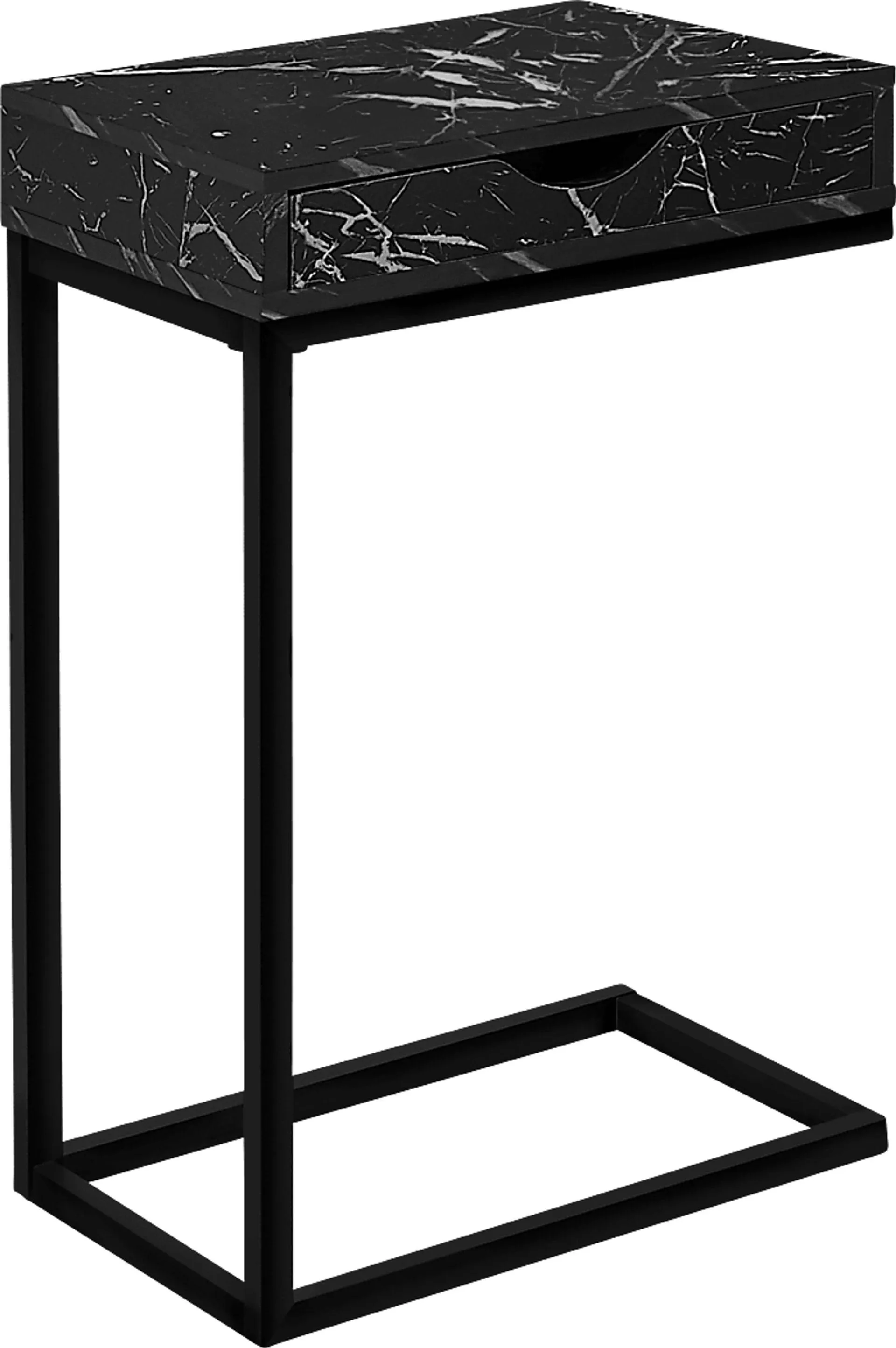 Yeaton Black Side Table