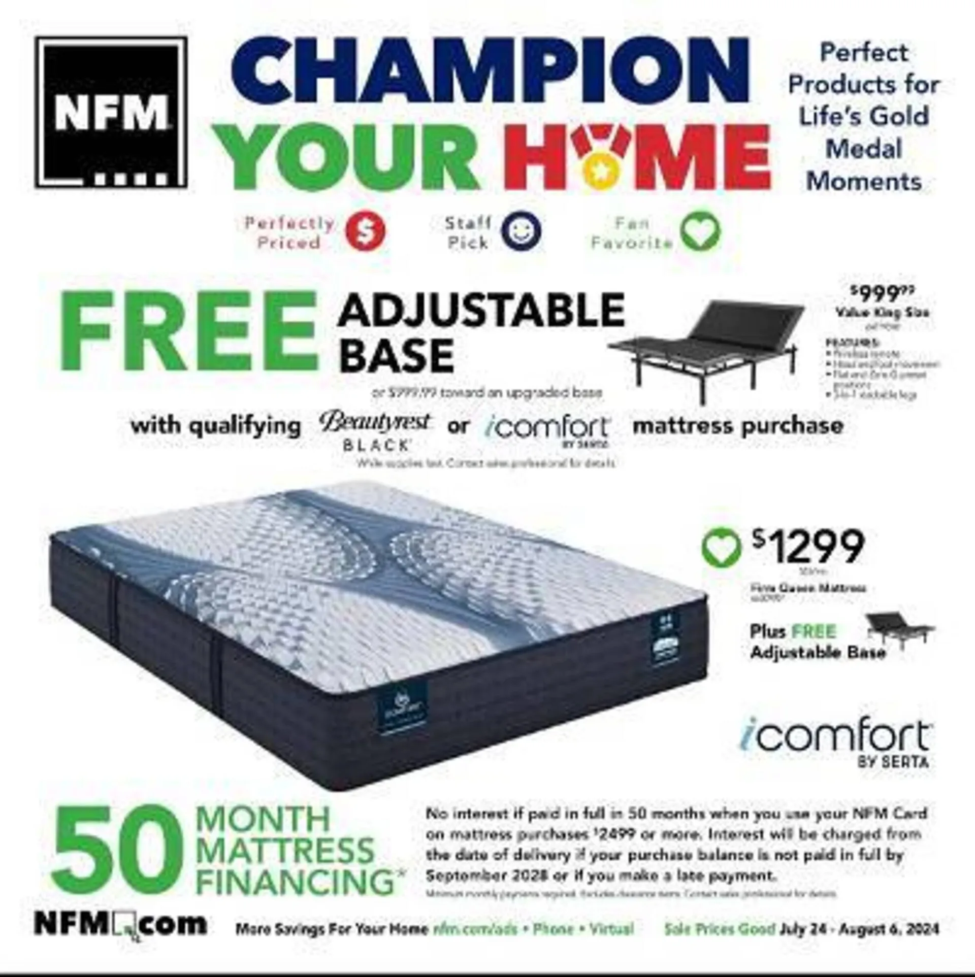 Nebraska Furniture Mart Weekly Ad - 1