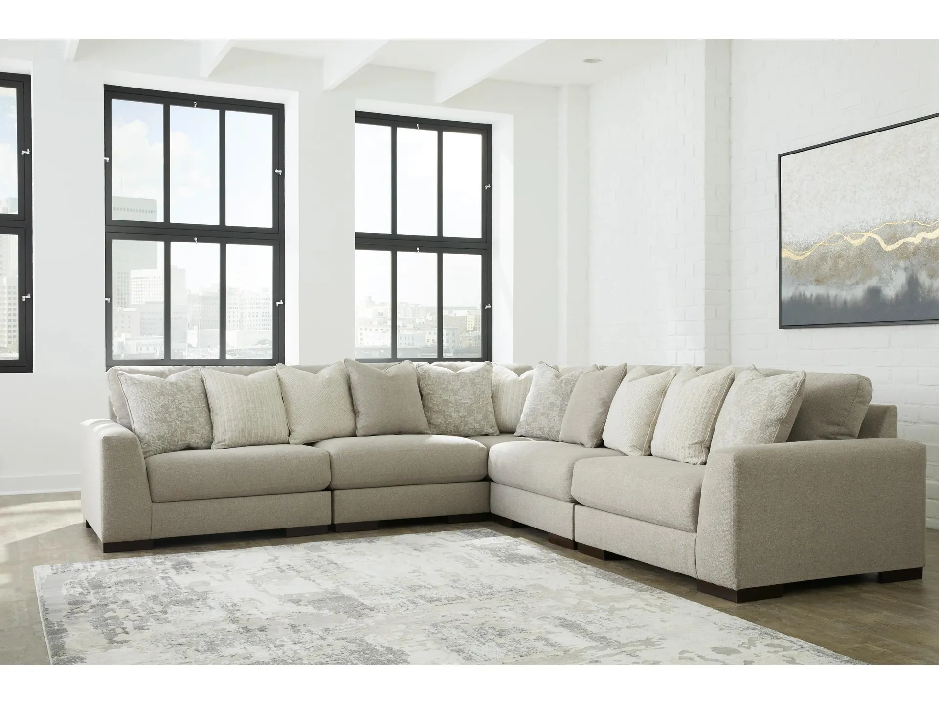 Lyndeboro 5-Piece Modular Sectional