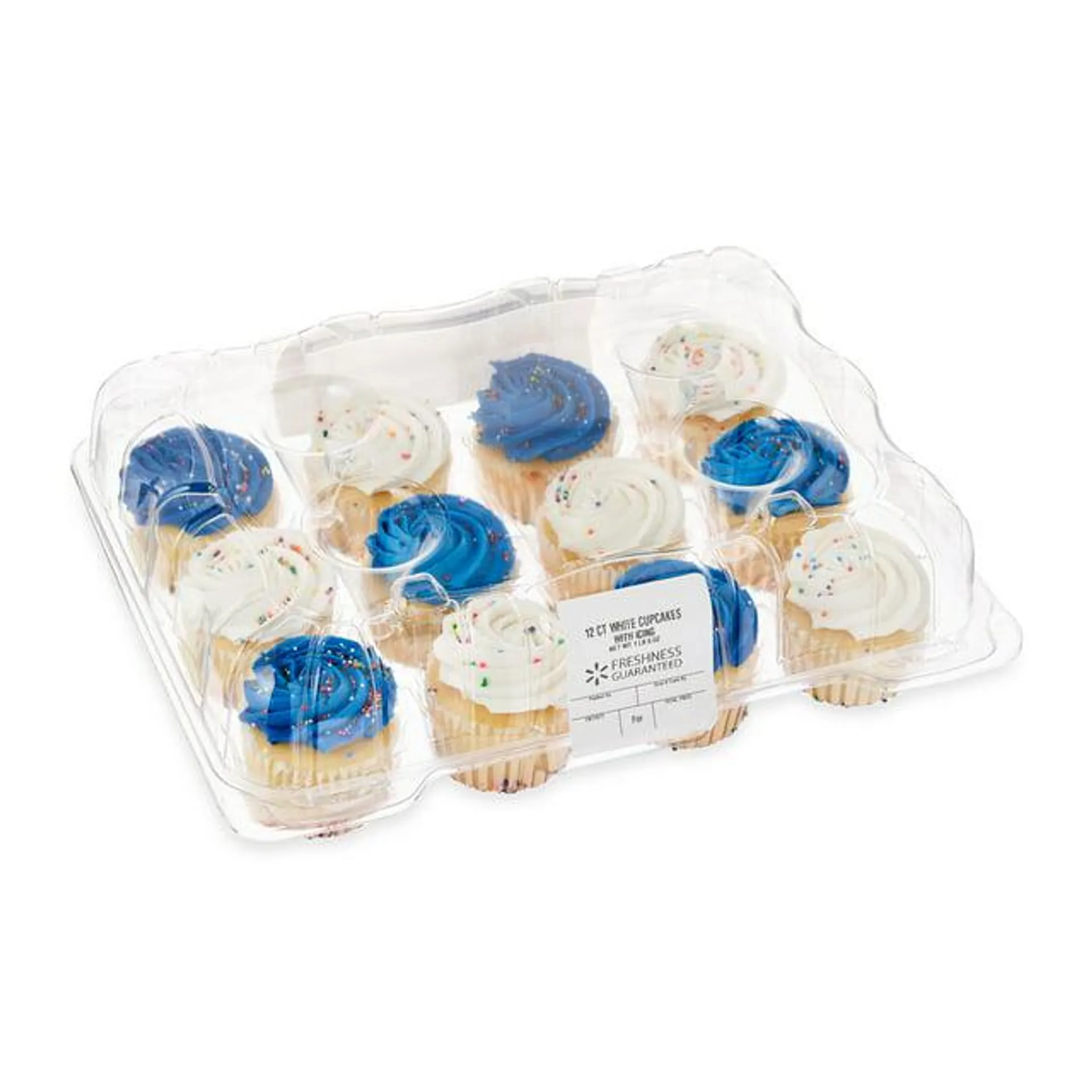 Freshness Guaranteed Vanilla Cupcakes, 12 Count, Colors Will Vary