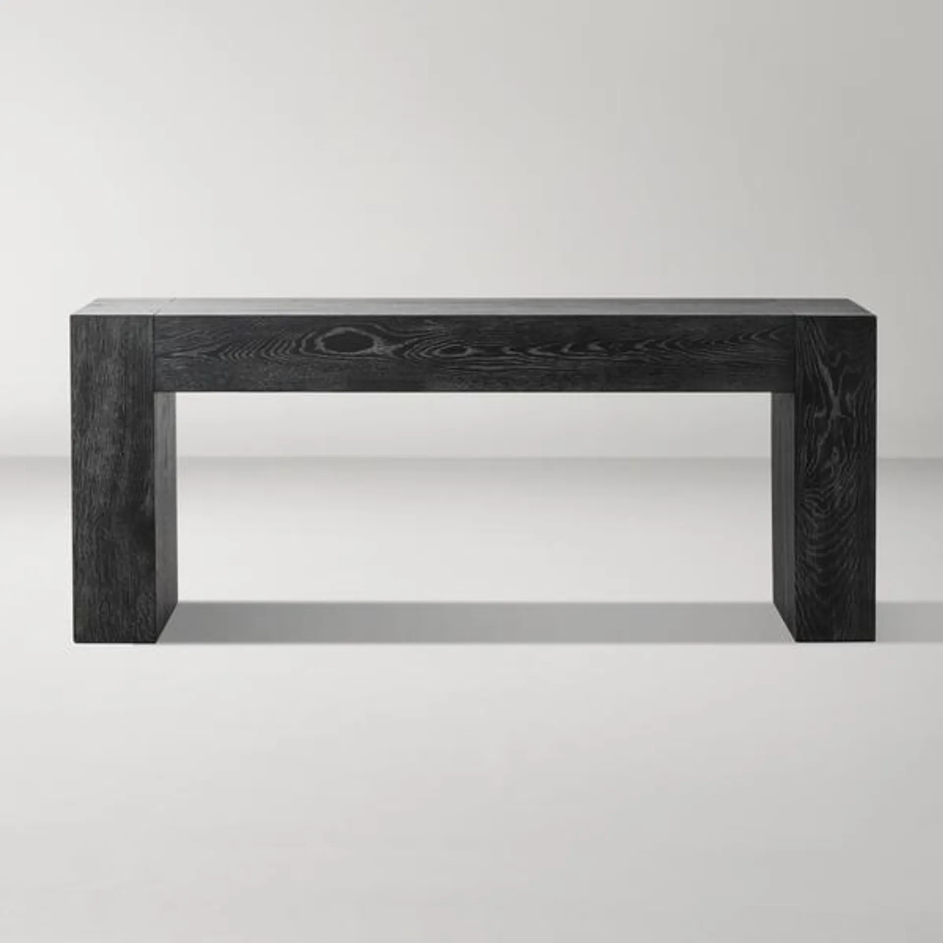 Bristol Reclaimed Oak 72" Console Table - Black