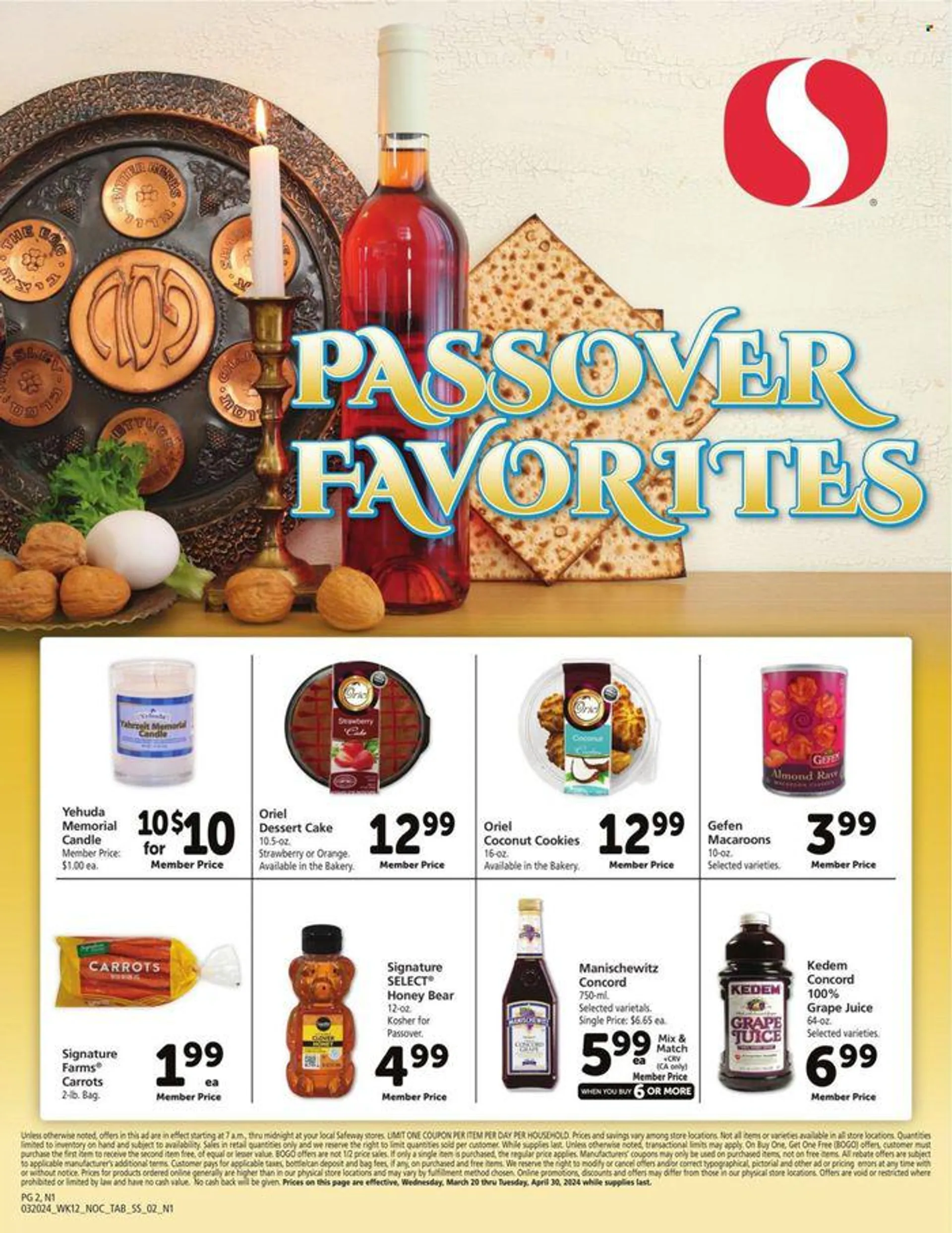 Weekly ad Joyous Passover from March 20 to April 30 2024 - Page 2