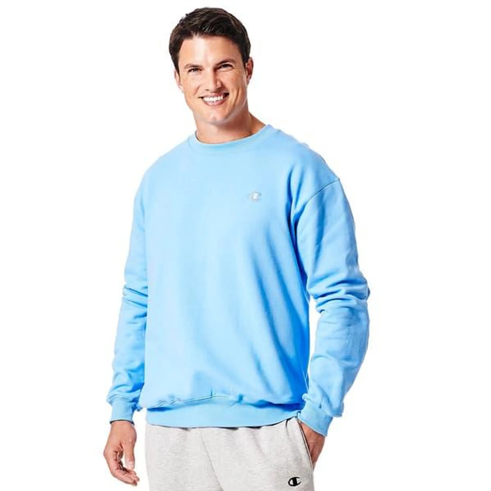 Mens Champion® Powerblend Fleece Crew Neck Sweatshirt