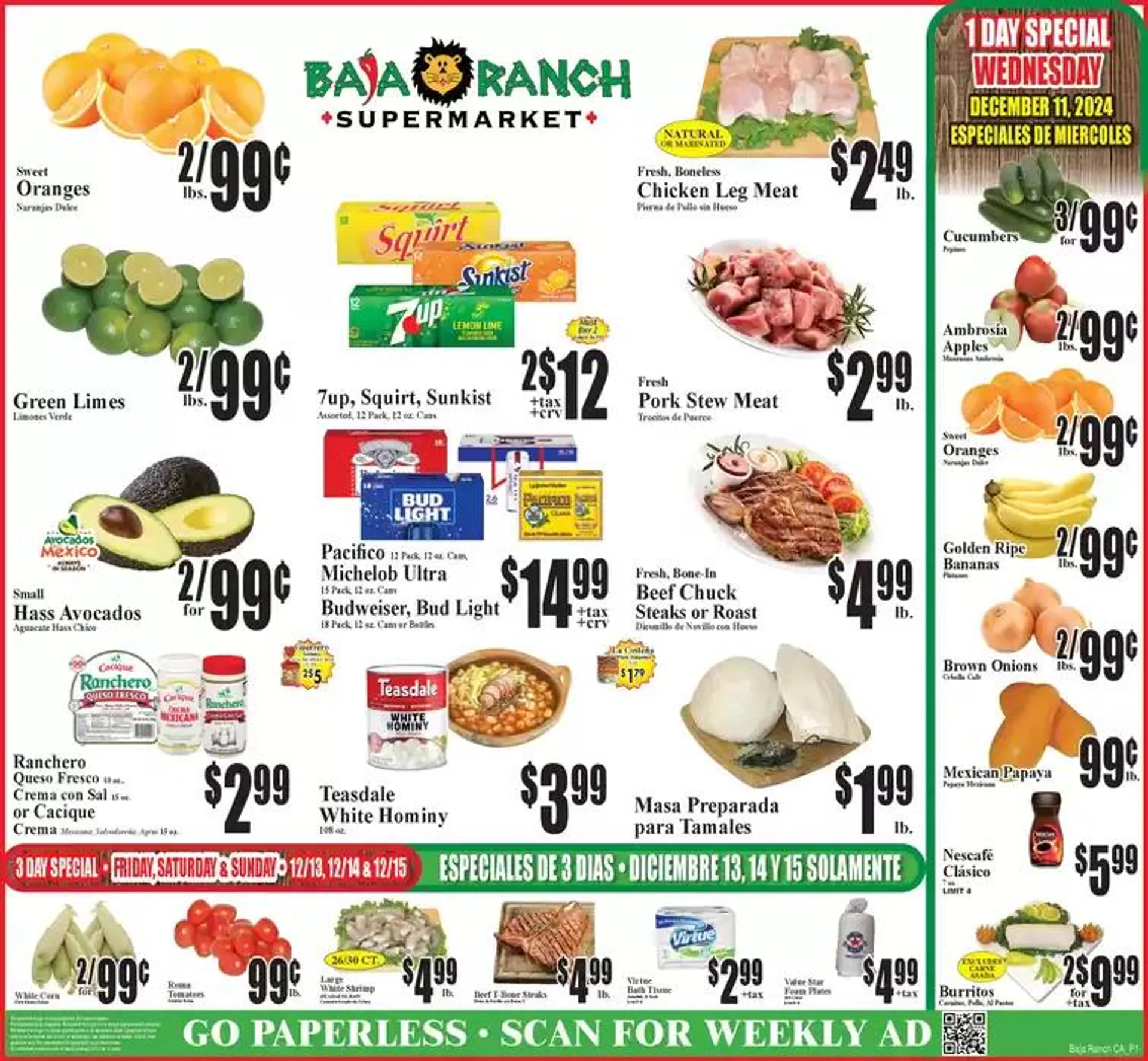 Baja Ranch weekly ad - 1