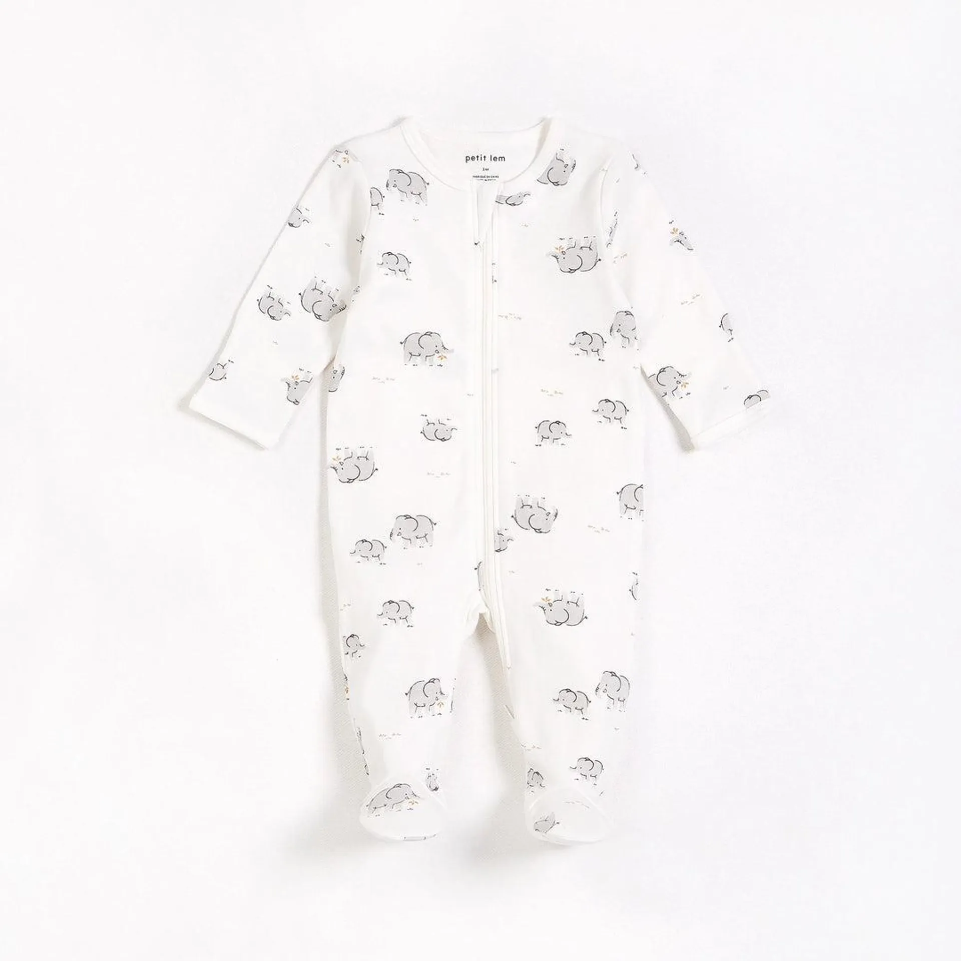 Petit Lem Elephant Family Print Sleeper