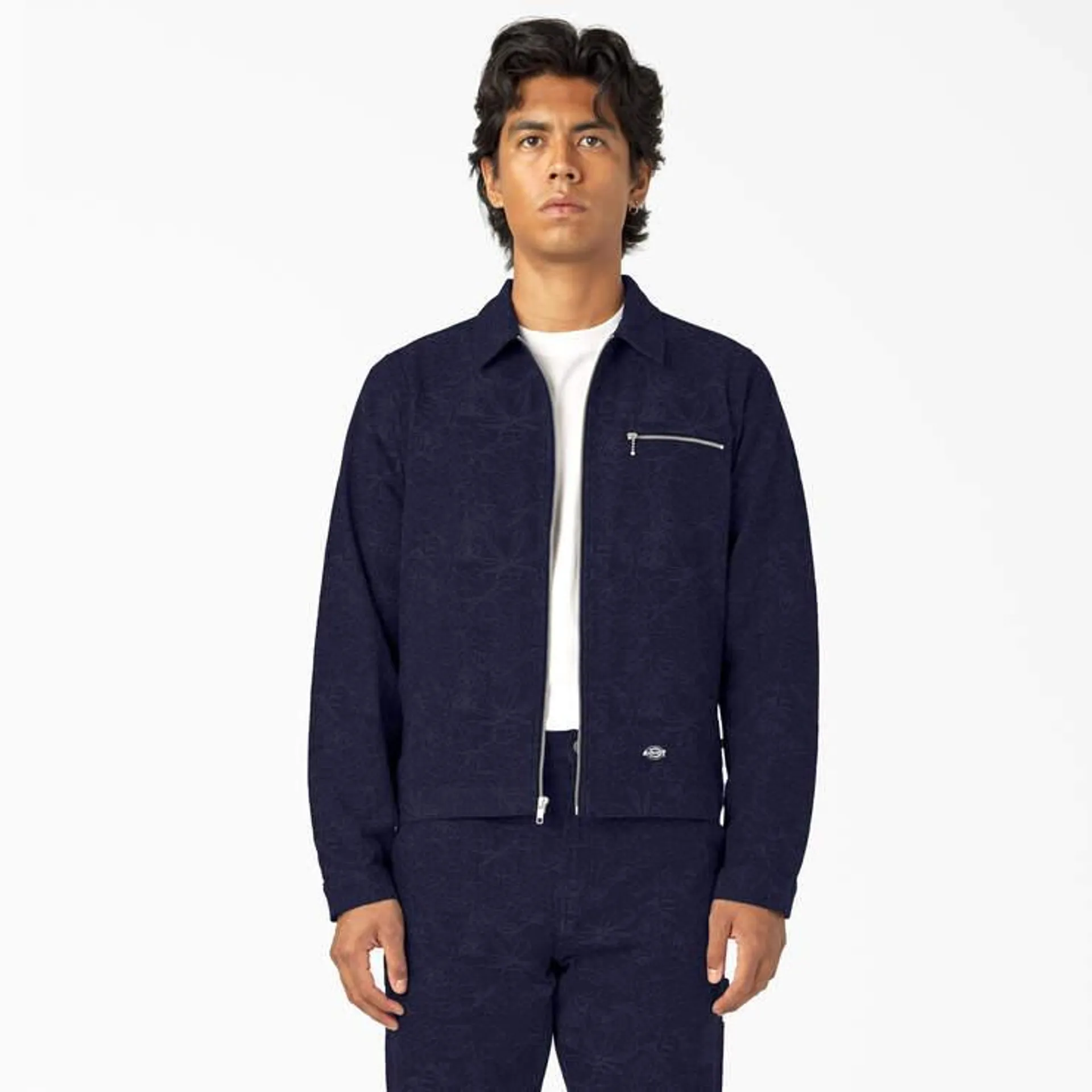 Tonal Jacquard Eisenhower Jacket