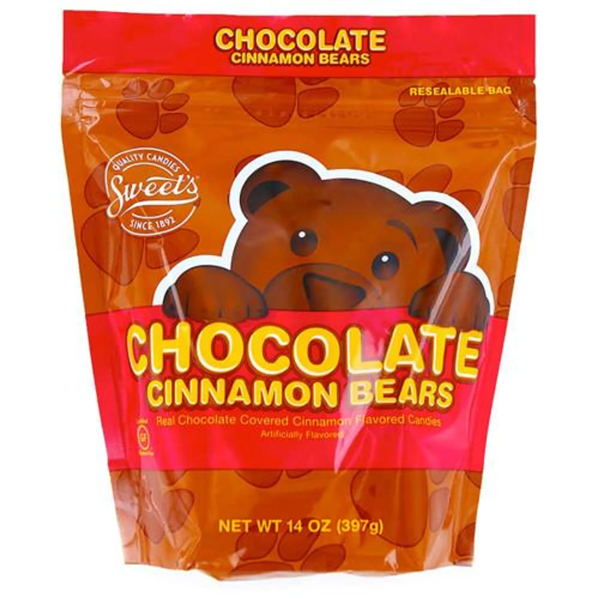 Sweet Candy Company Chocolate Covered Cinnamon Bears- 14oz