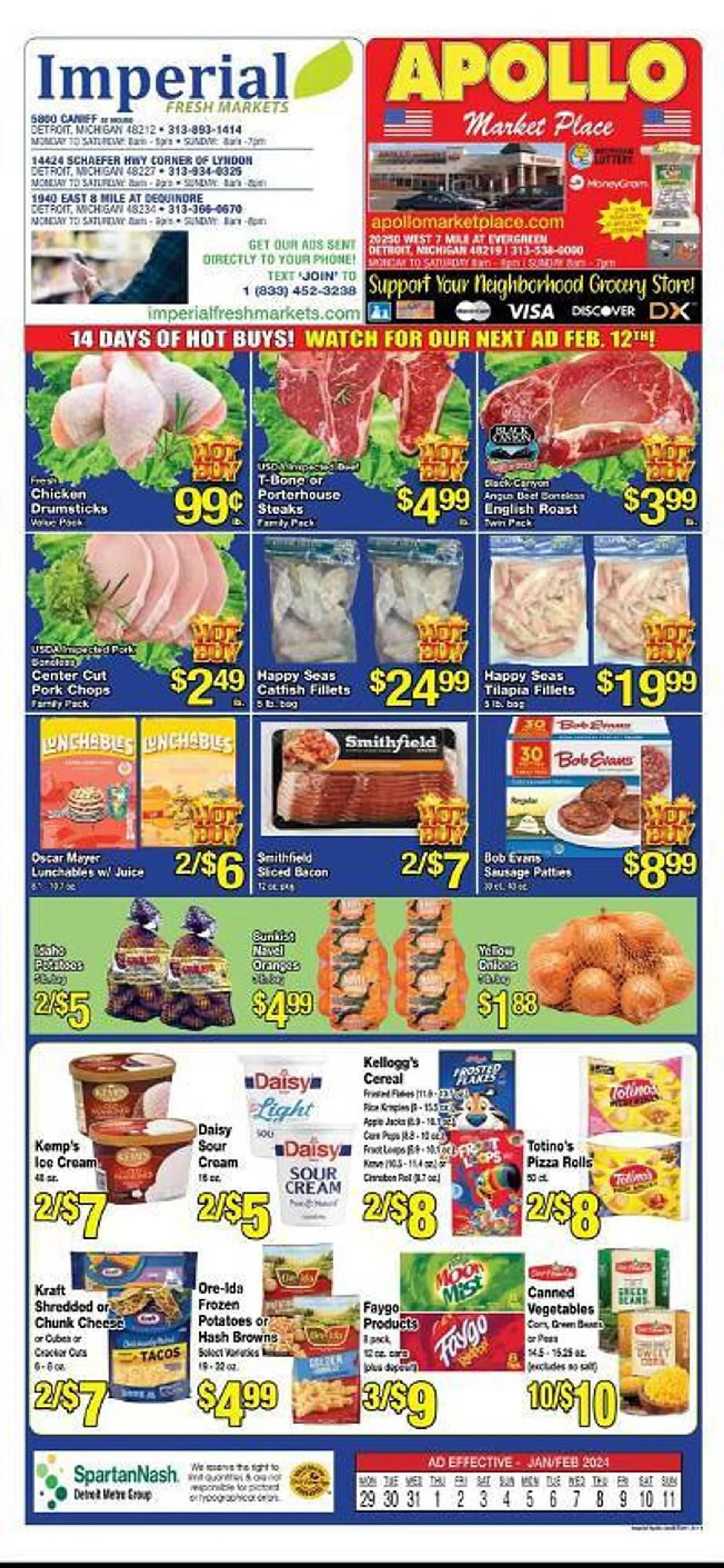 Weekly ad Imperial Fresh Markets Weekly Ad from January 29 to February 11 2024 - Page 