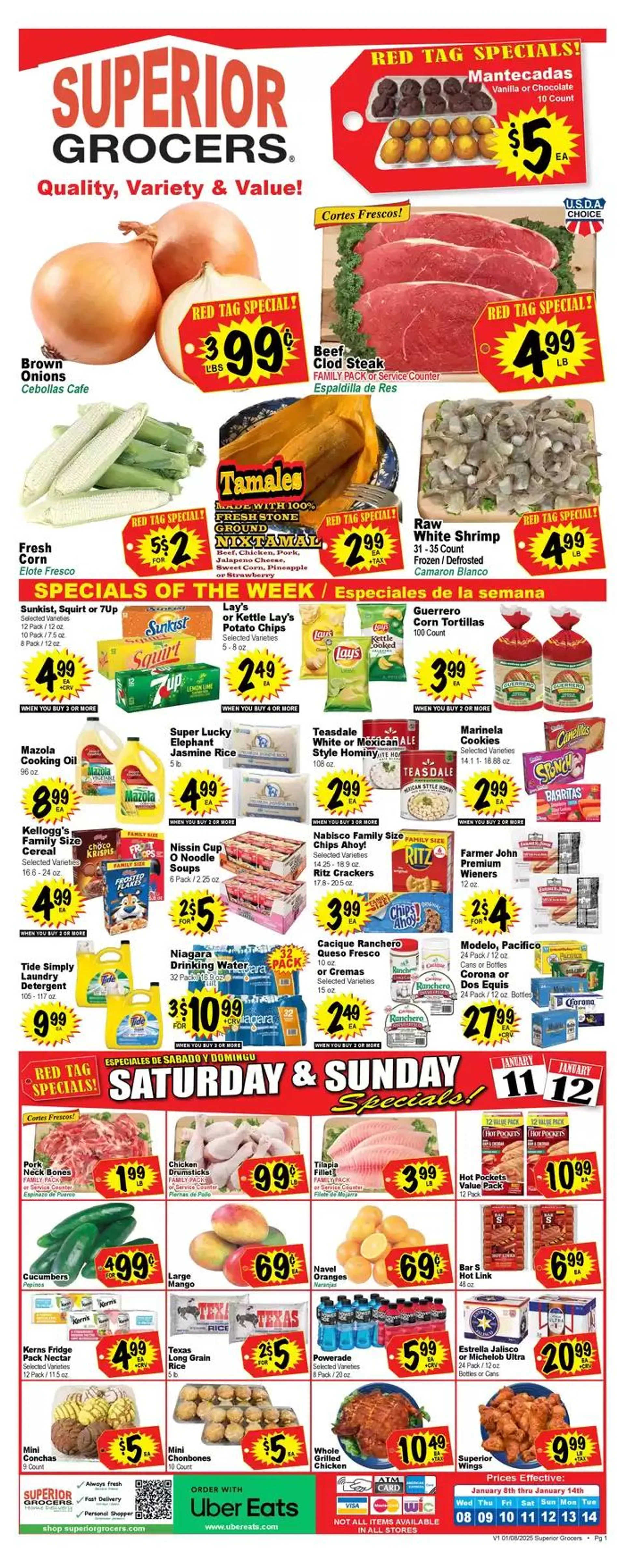 Weekly specials Superior Grocers - 1