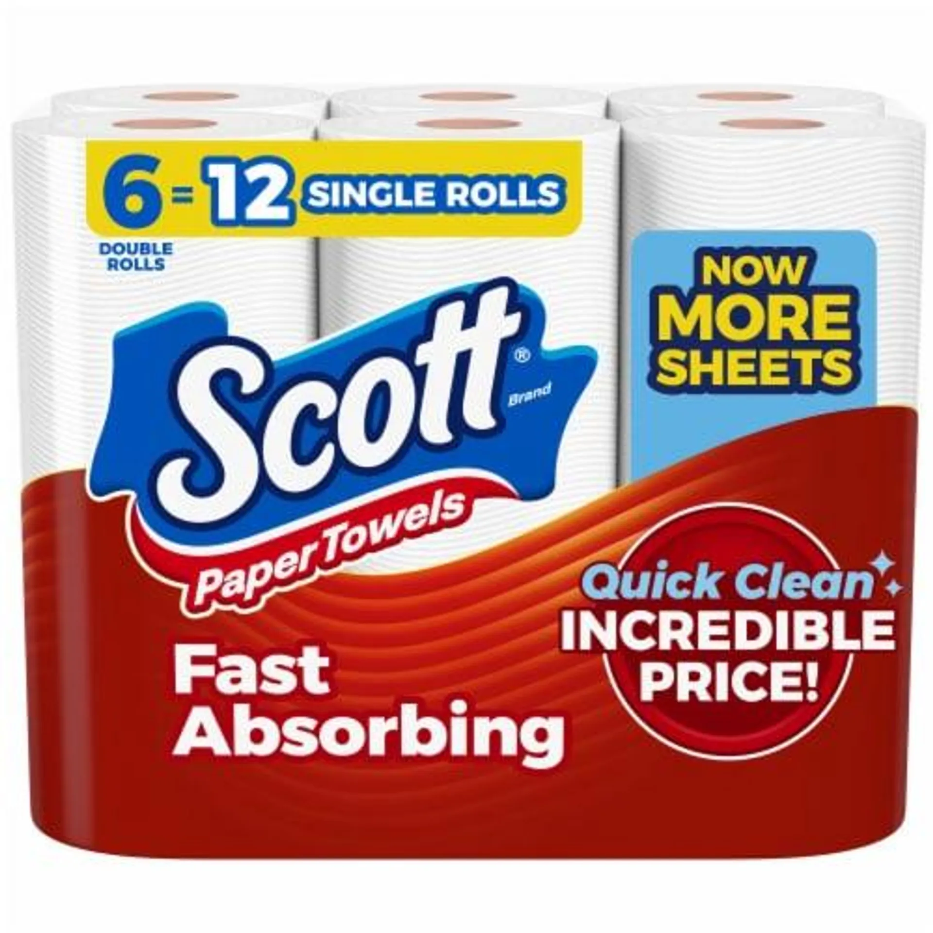 Scott Choose-A-Sheet Paper Towels Double Rolls