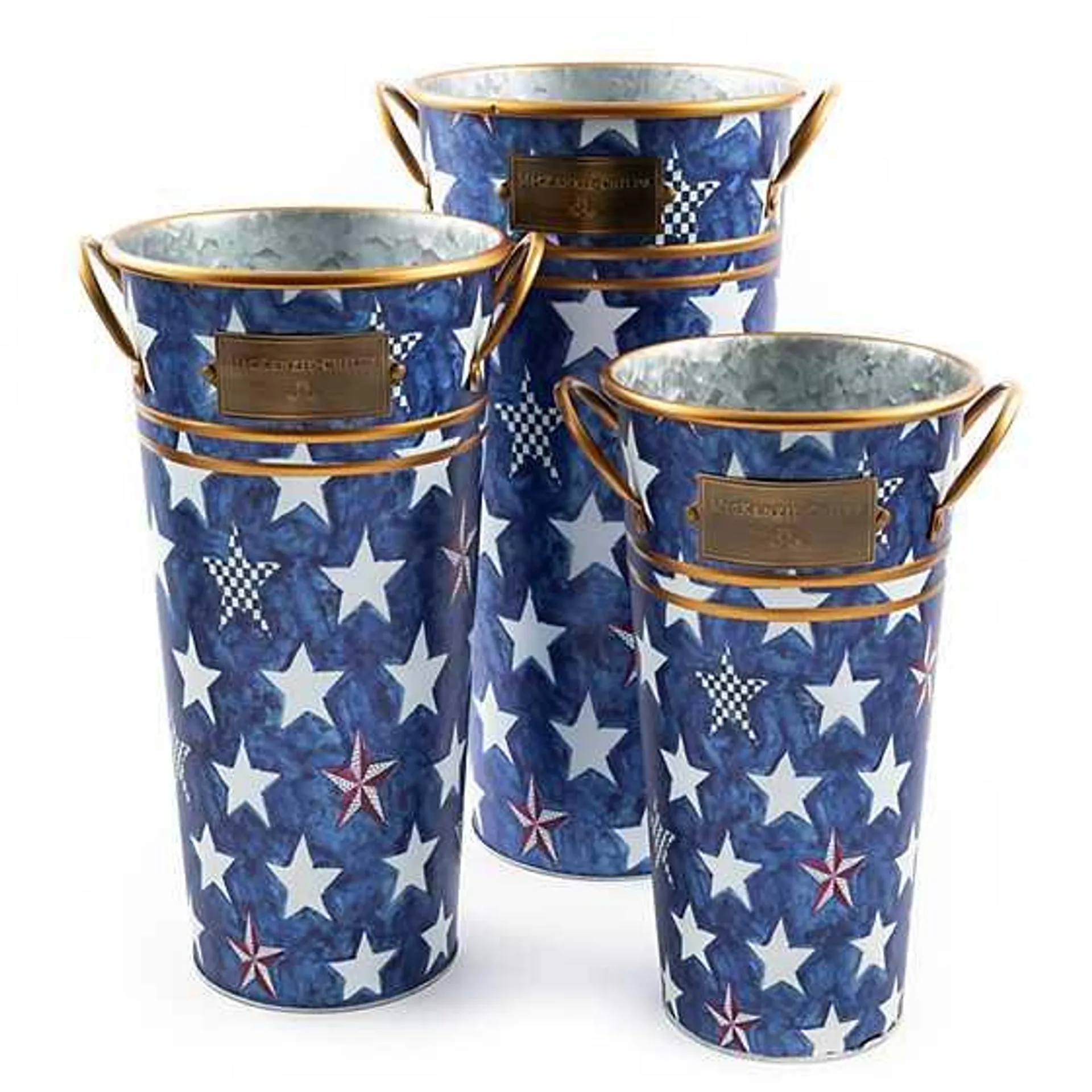 Royal Star Flower Buckets - Set of 3