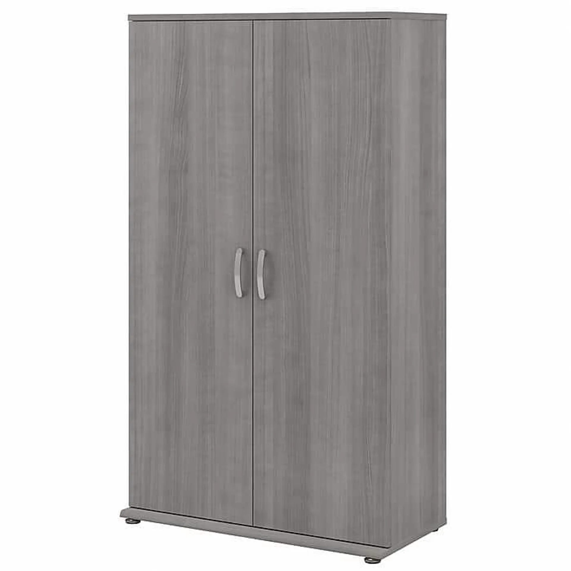 Bush Business Furniture Universal 62" Tall Storage Cabinet with Doors and 5 Shelves,