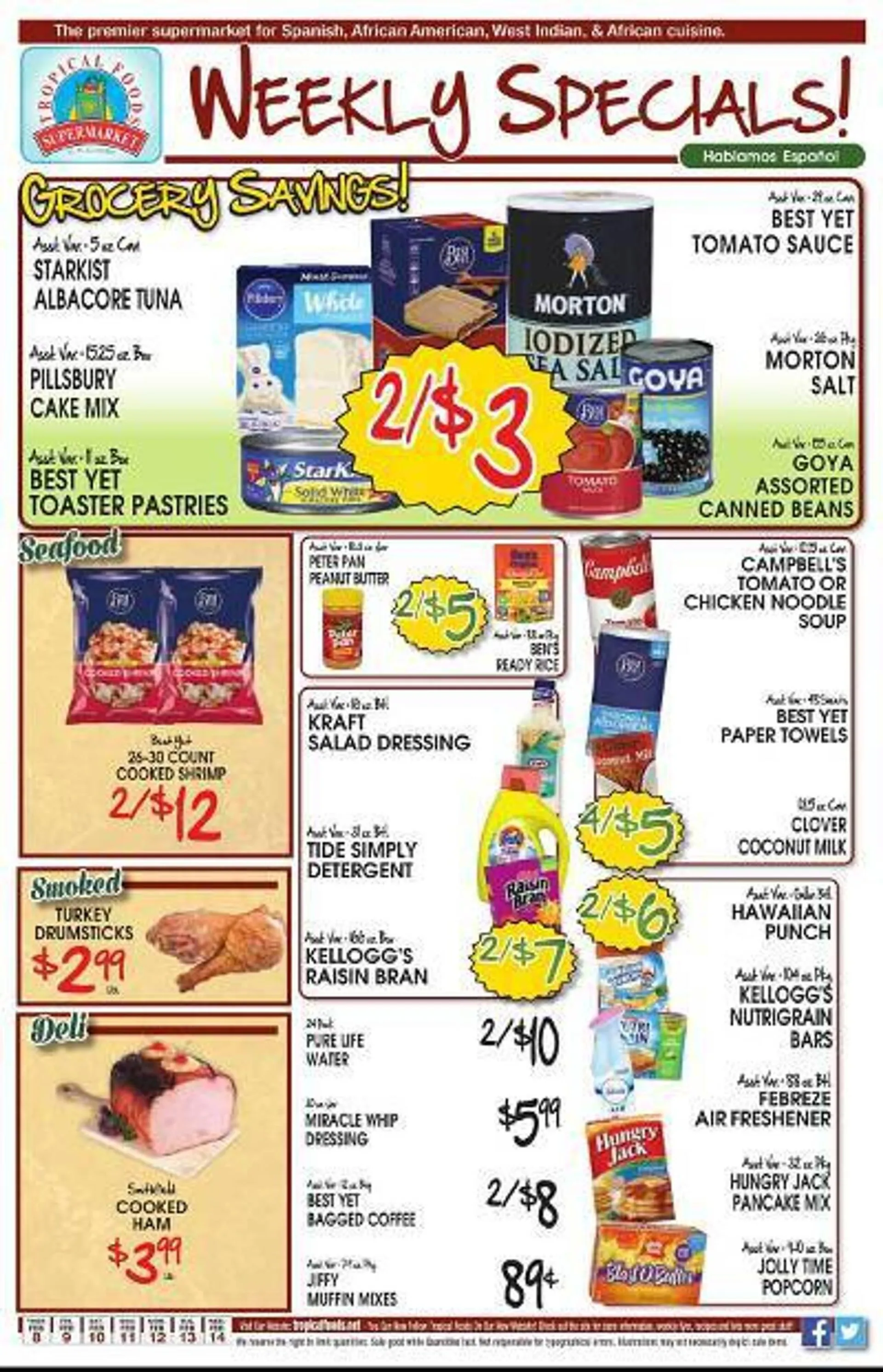 Weekly ad Tropical Foods Supermarket Weekly Ad from February 8 to February 14 2024 - Page 