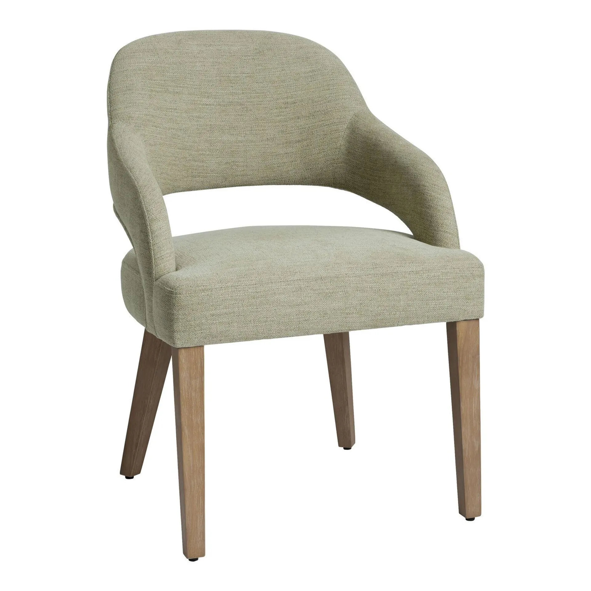 Killian Floating Cutout Back Upholstered Dining Armchair