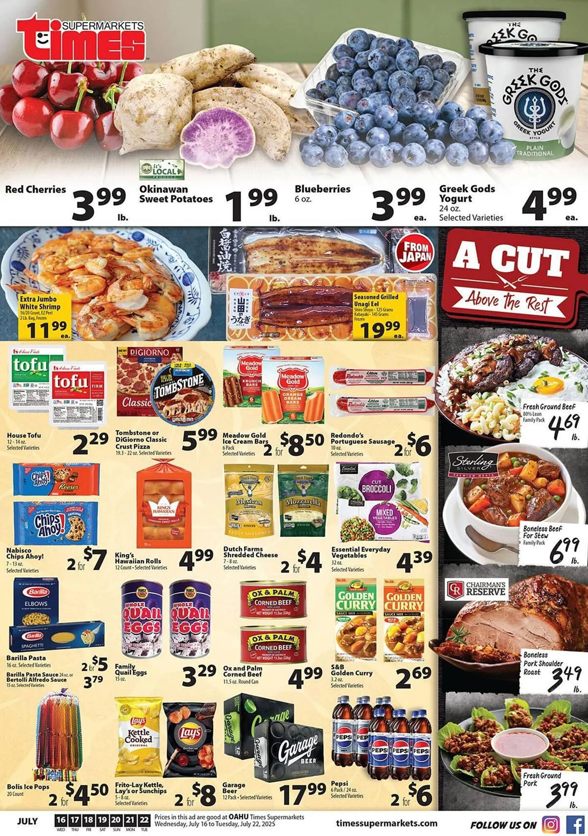 Weekly ad Times Supermarkets Weekly Ad from July 17 to July 22 2025 - Page 1