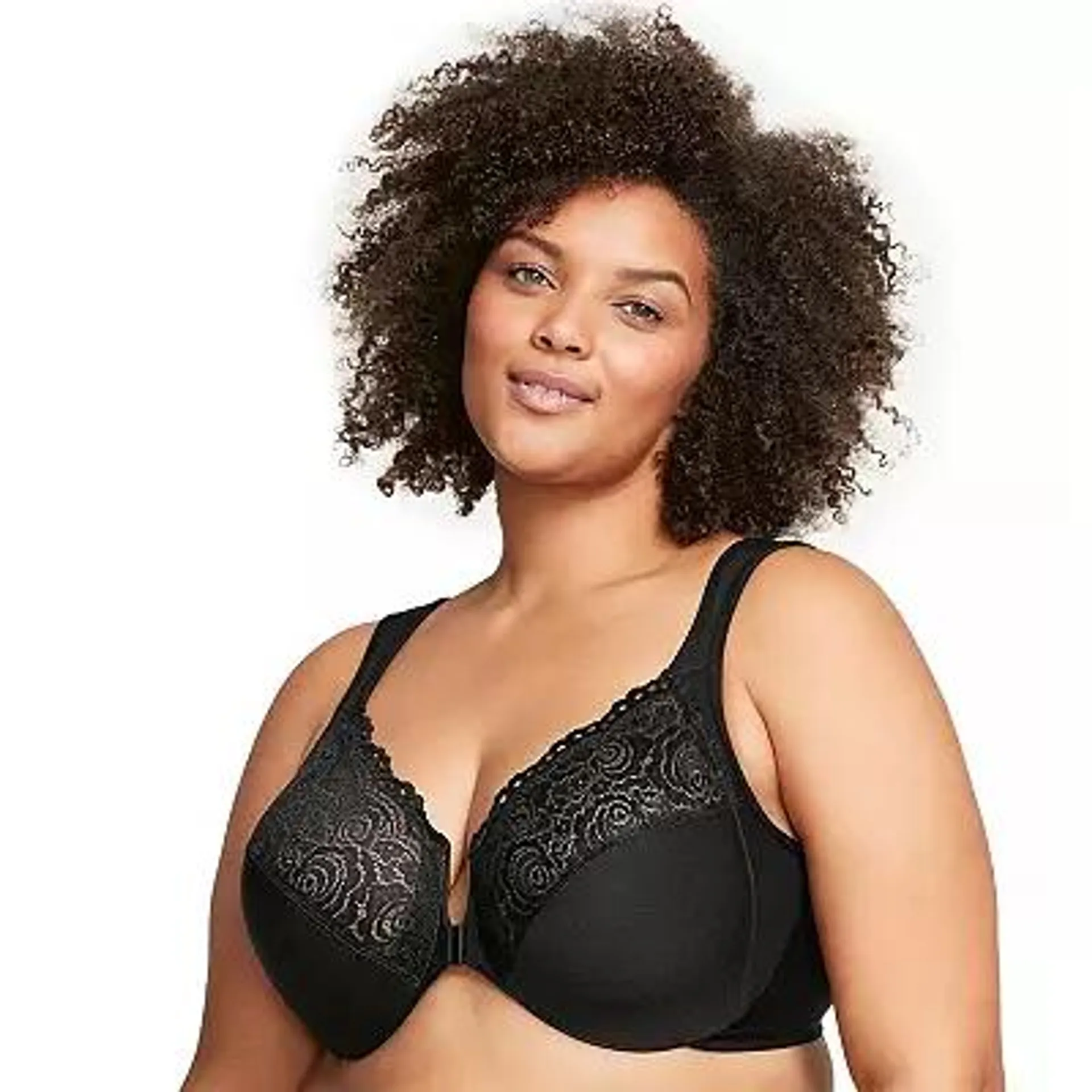 Plus Size Glamorise Full-Figure Wonderwire Front Close Bra 1245