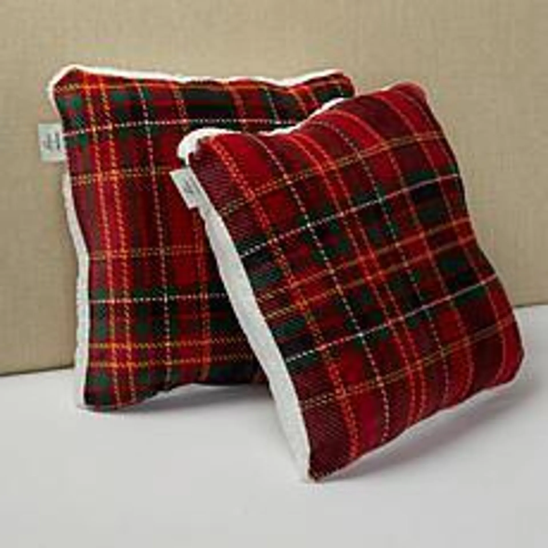Warm & Cozy Set of 2 Plush to Sherpa 18" x 18" Pillows
