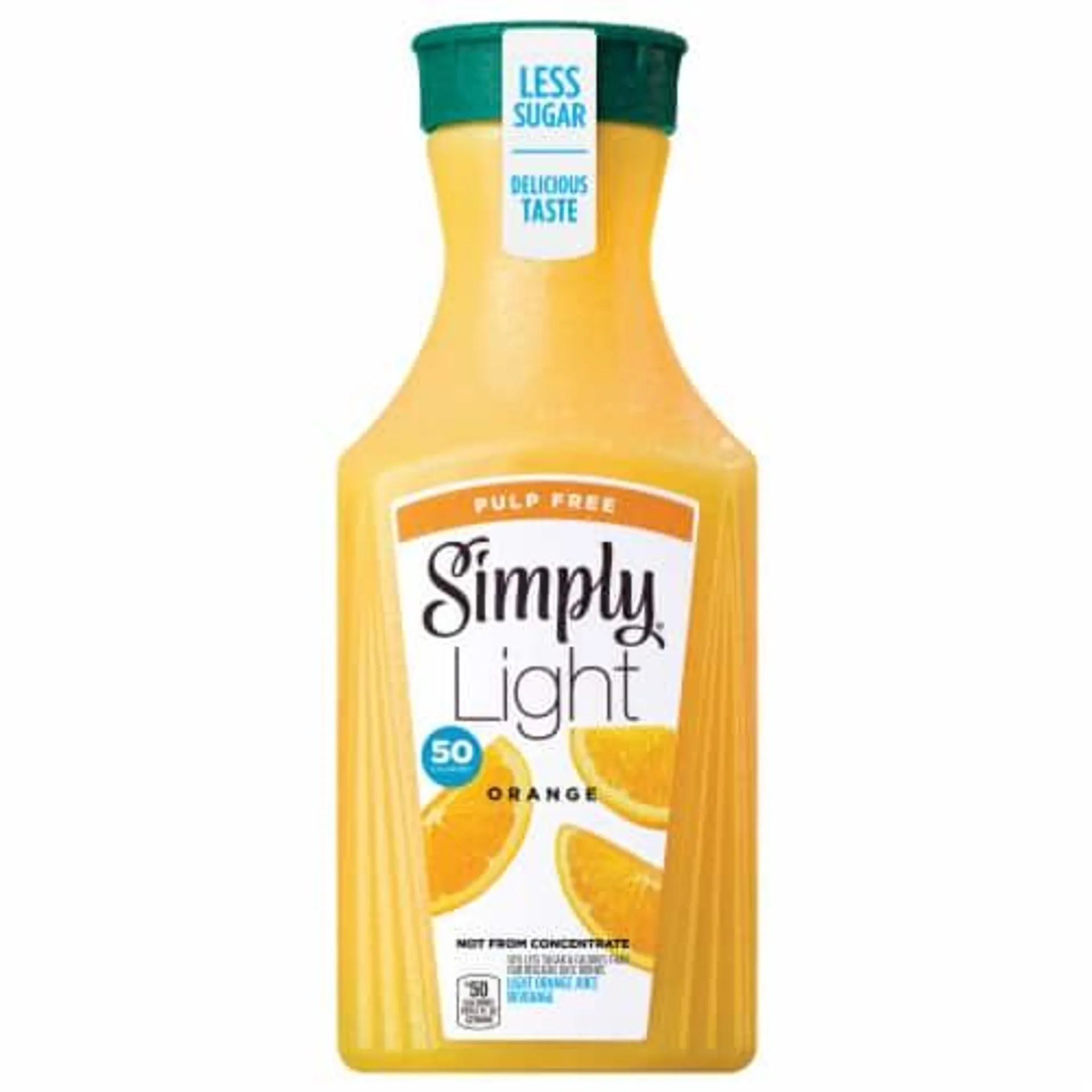 Simply Light Orange Pulp Free Orange All Natural Juice Non-Gmo