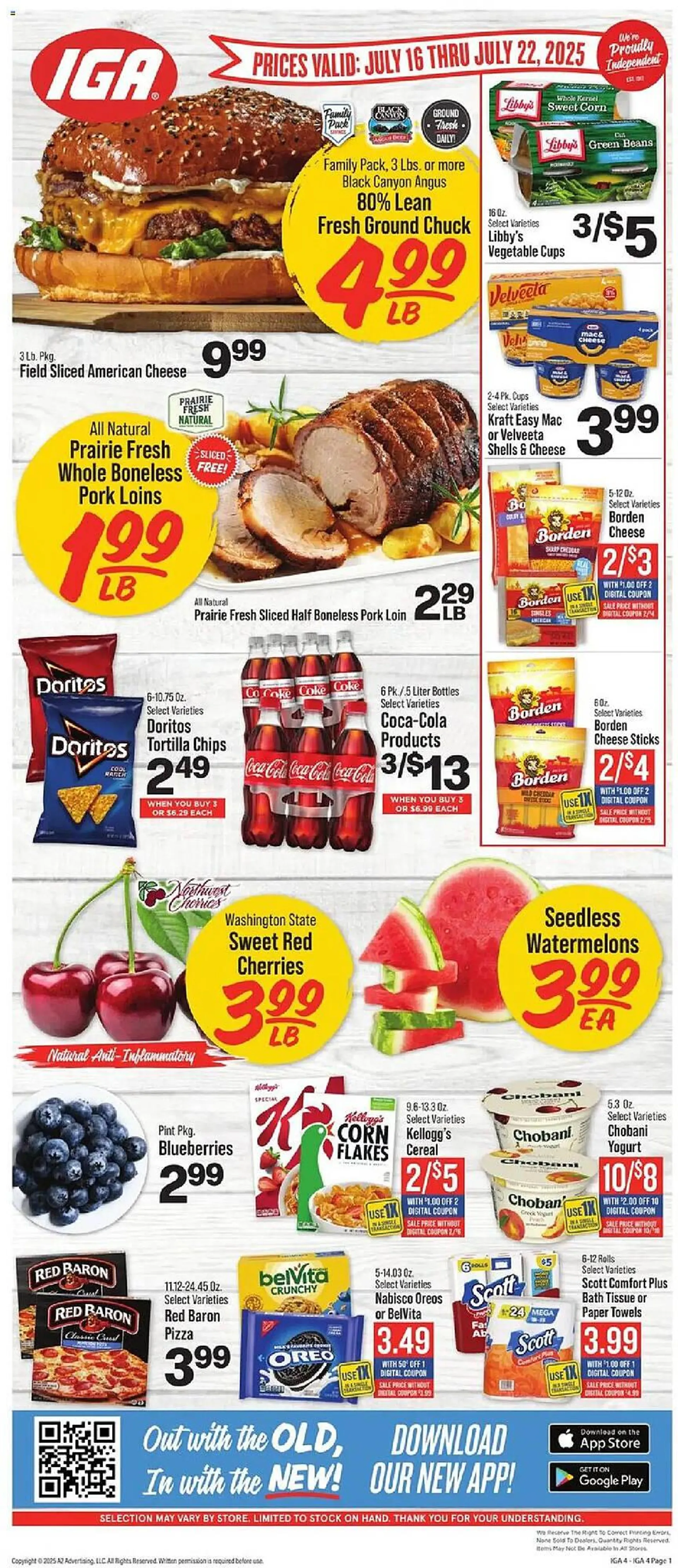 Weekly ad IGA Weekly Ad from July 16 to July 22 2025 - Page 1