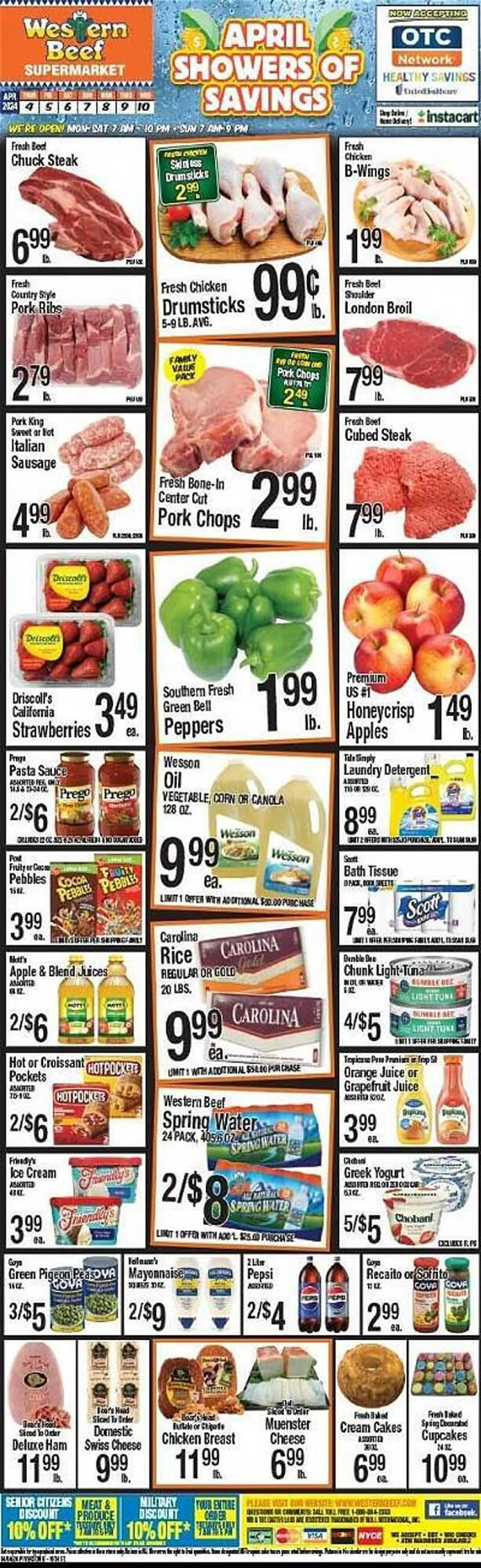 Weekly ad Western Beef Weekly Ad from April 4 to April 10 2024 - Page 
