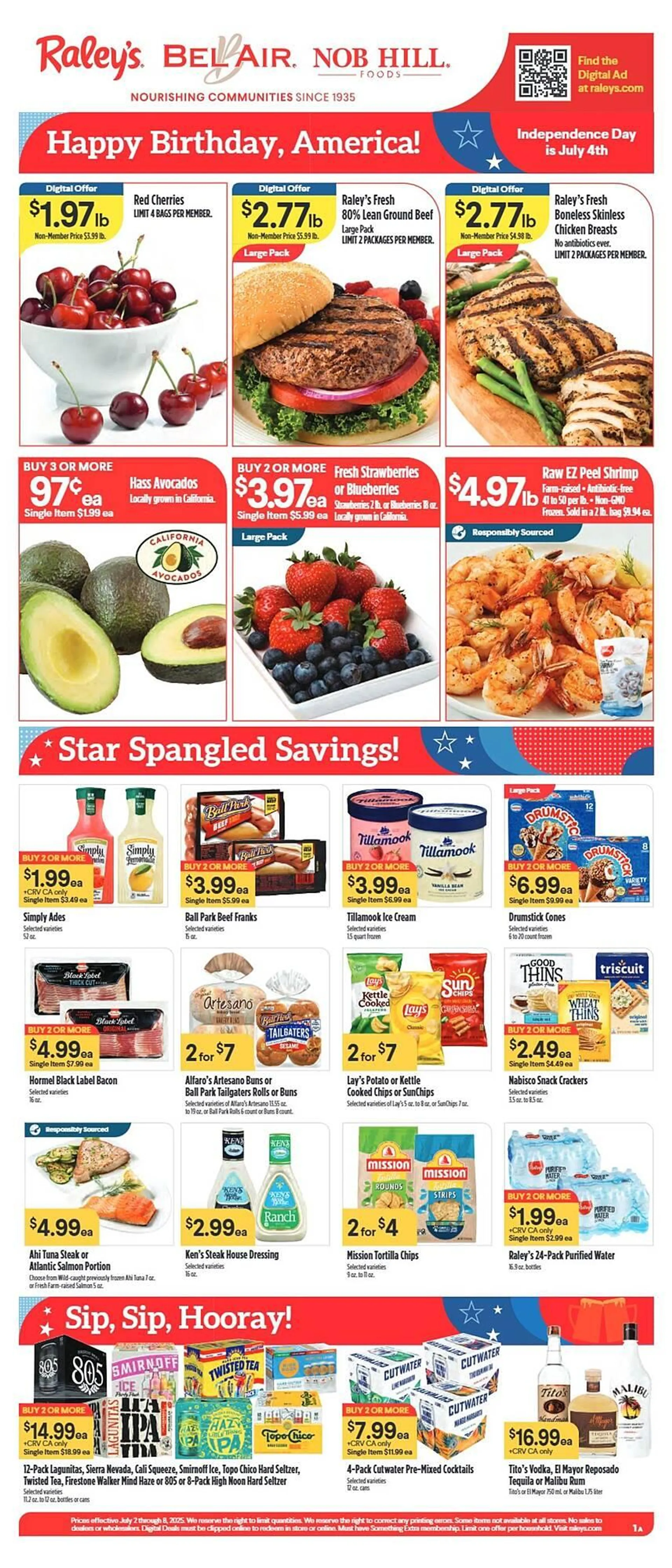 Weekly ad Bel Air Markets Weekly Ad from July 2 to July 8 2025 - Page 1