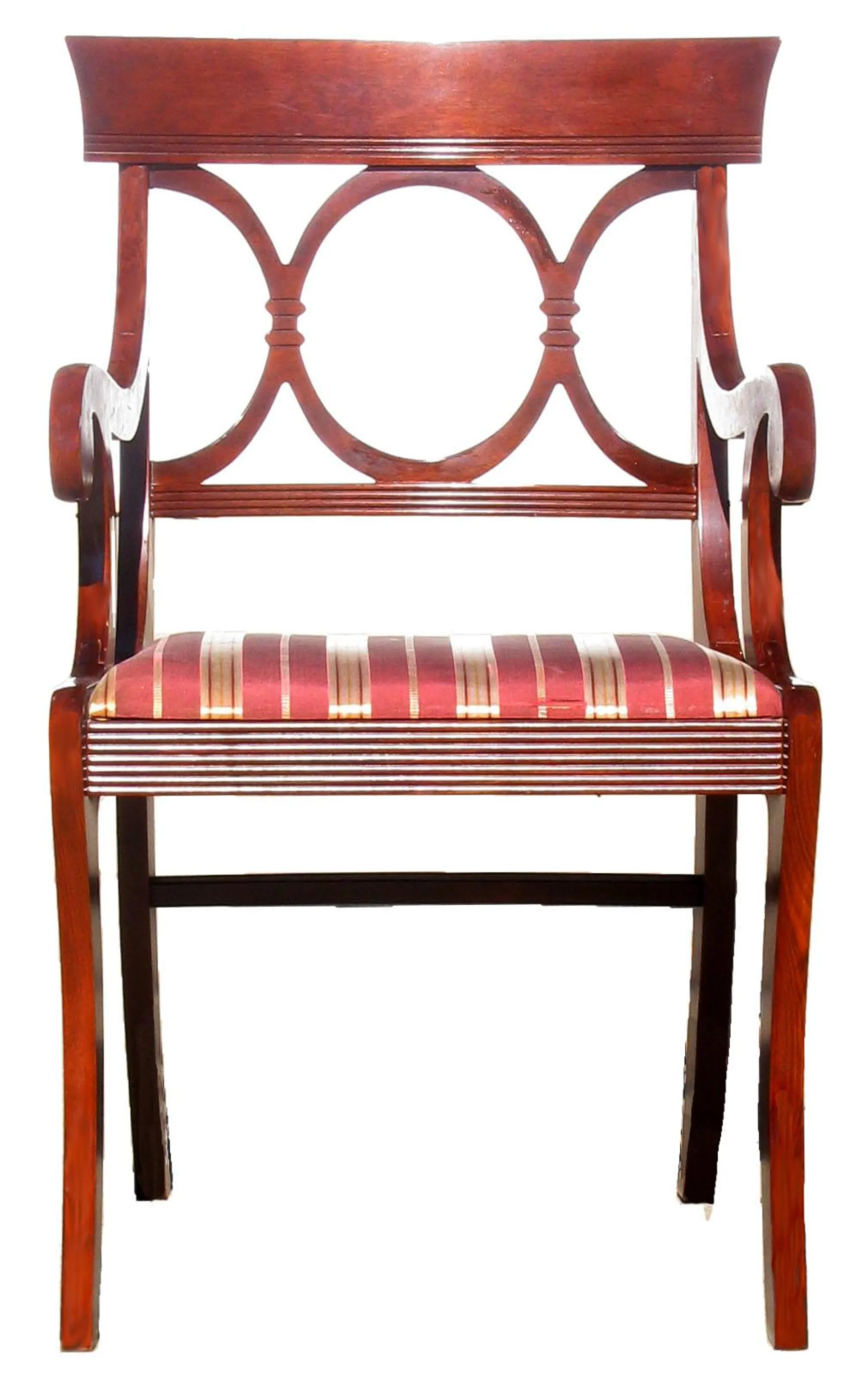 Regency Style Klismos Accent/ Desk Chair