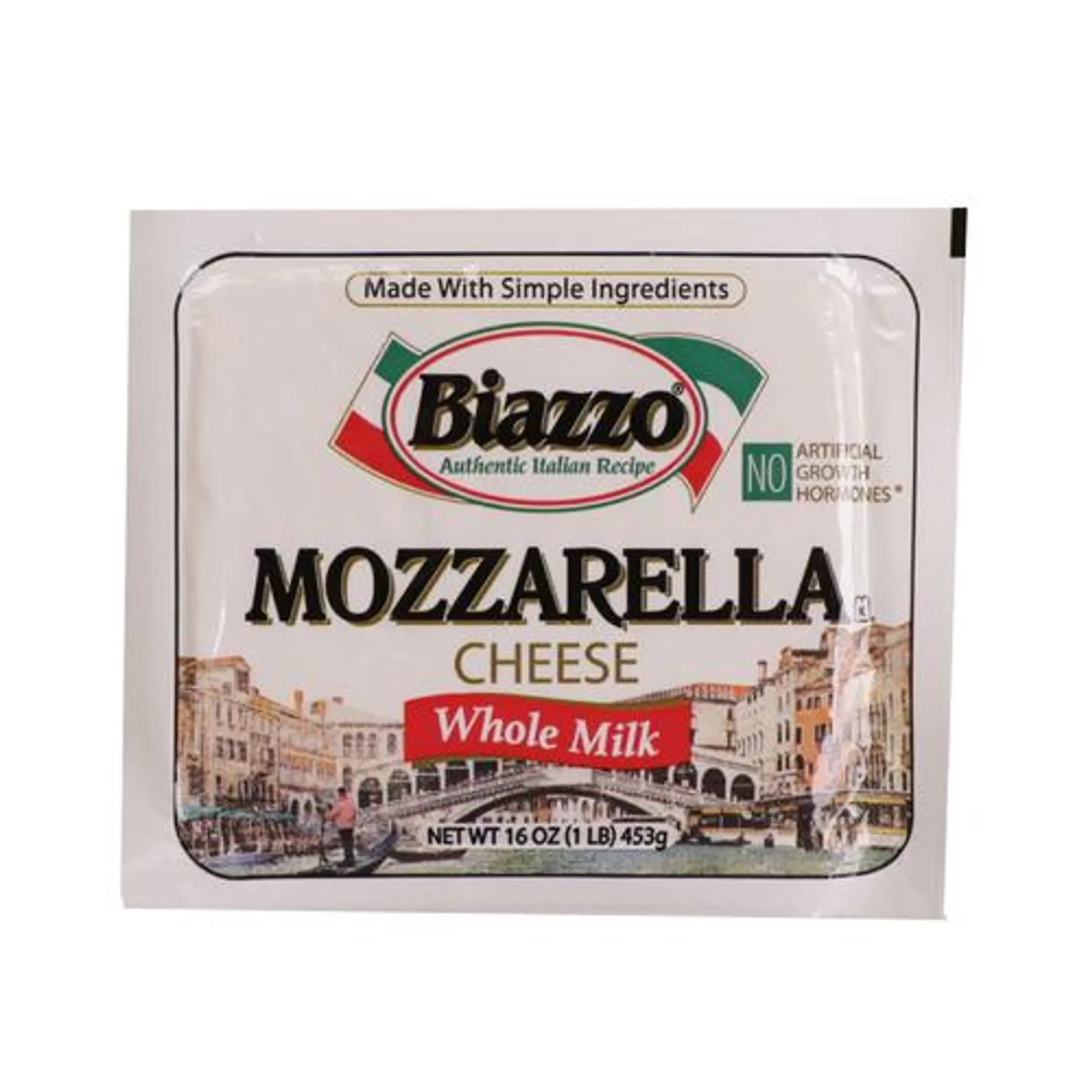 Biazzo® whole milk mozzarella cheese