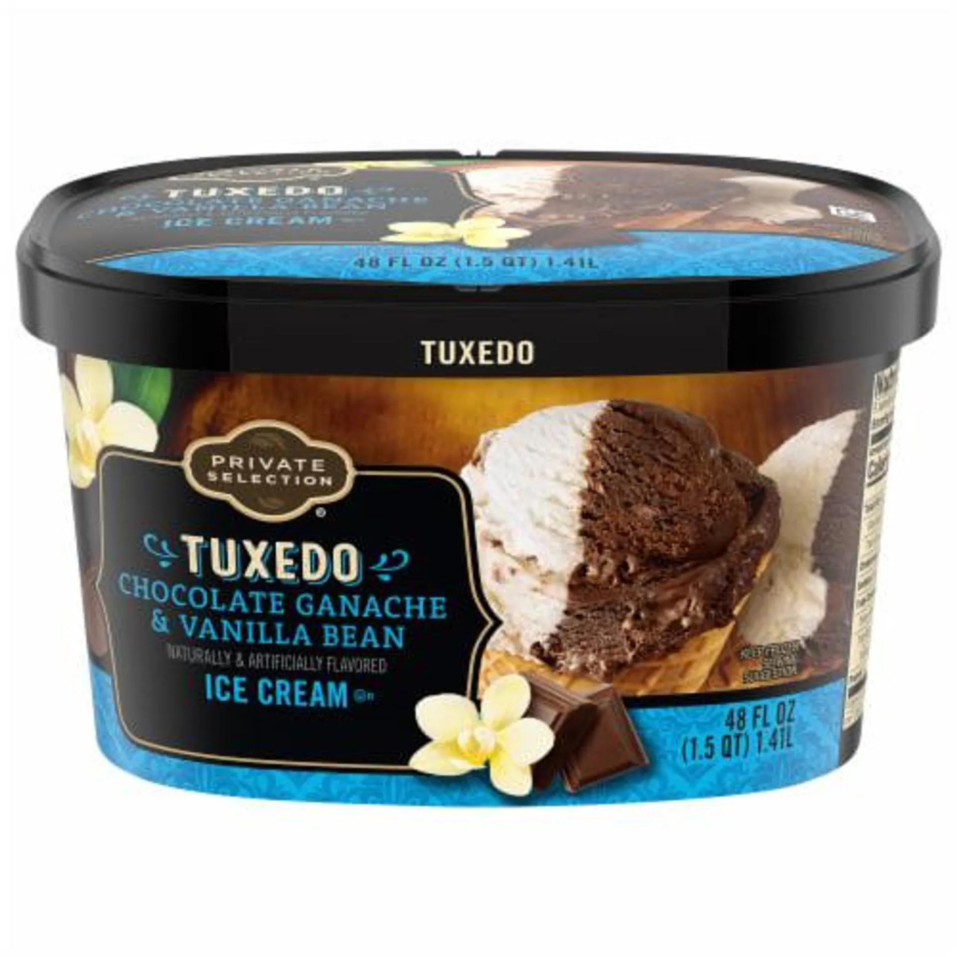Private Selection® Tuxedo Chocolate Ganache & Vanilla Bean Ice Cream