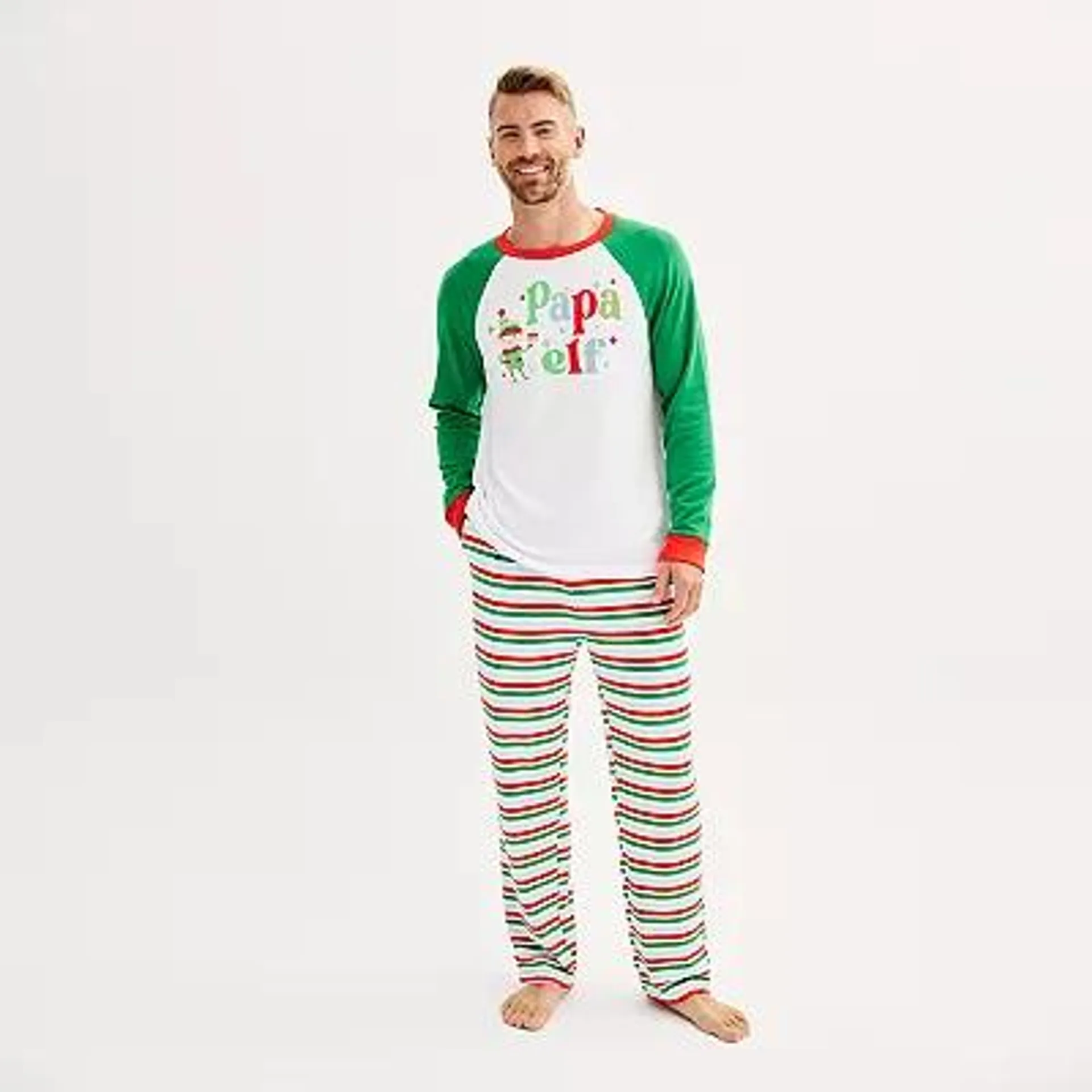 Men's Jammies For Your Families® Papa Elf Top & Bottoms Pajama Set by Cuddl Duds®