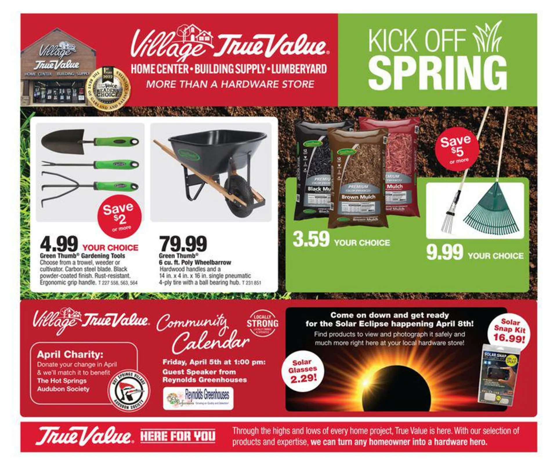 Weekly ad True Value Sale 41 from April 3 to April 30 2024 - Page 1