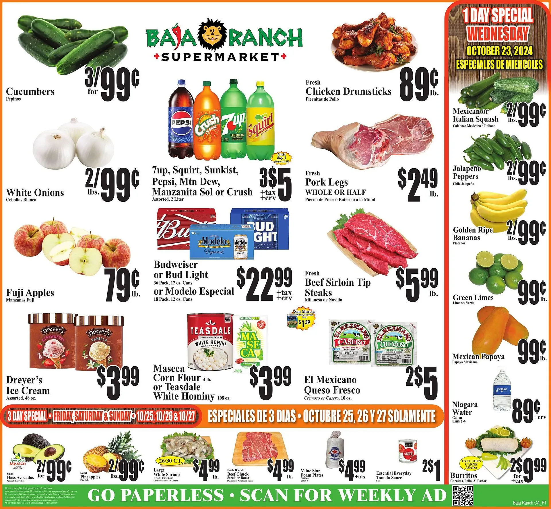 Baja Ranch Weekly Ad - 1