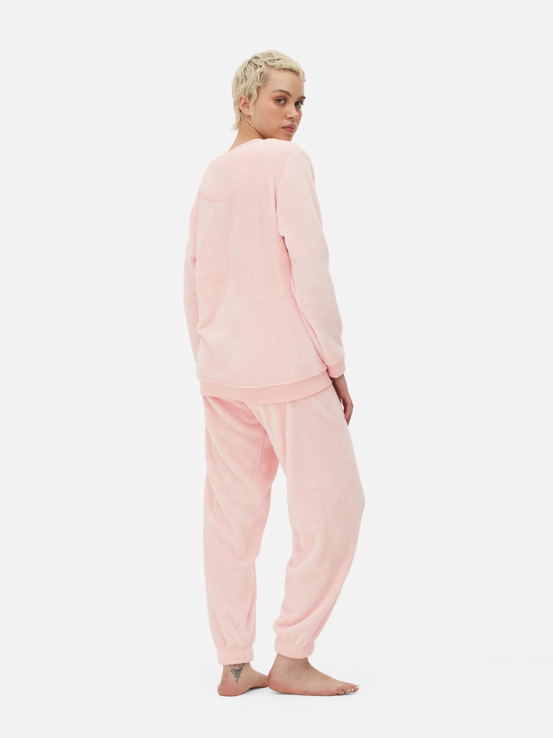 Long Sleeve Fleece Pyjamas