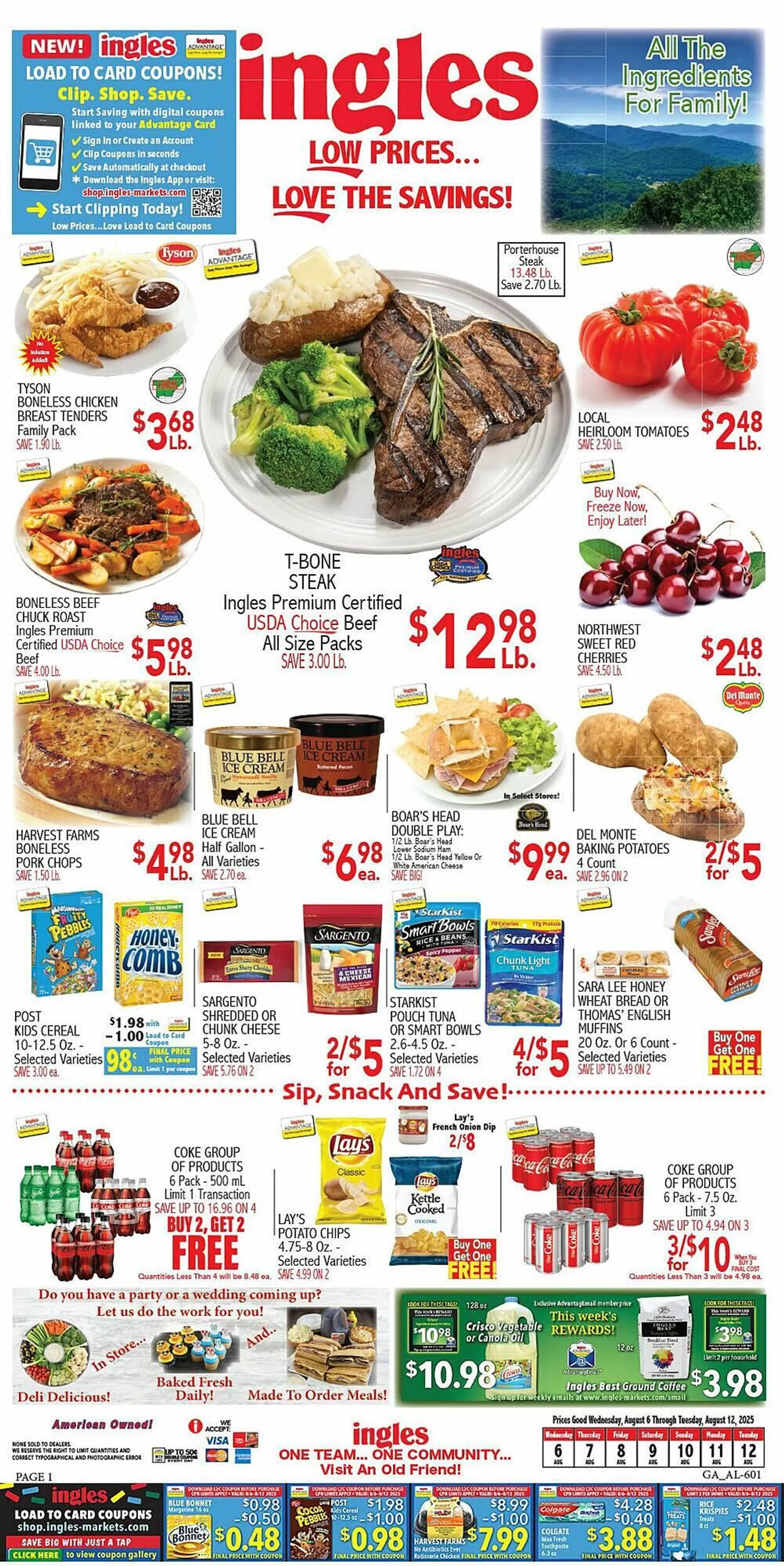 Weekly ad Ingles Markets Weekly Ad from August 6 to August 12 2025 - Page 1