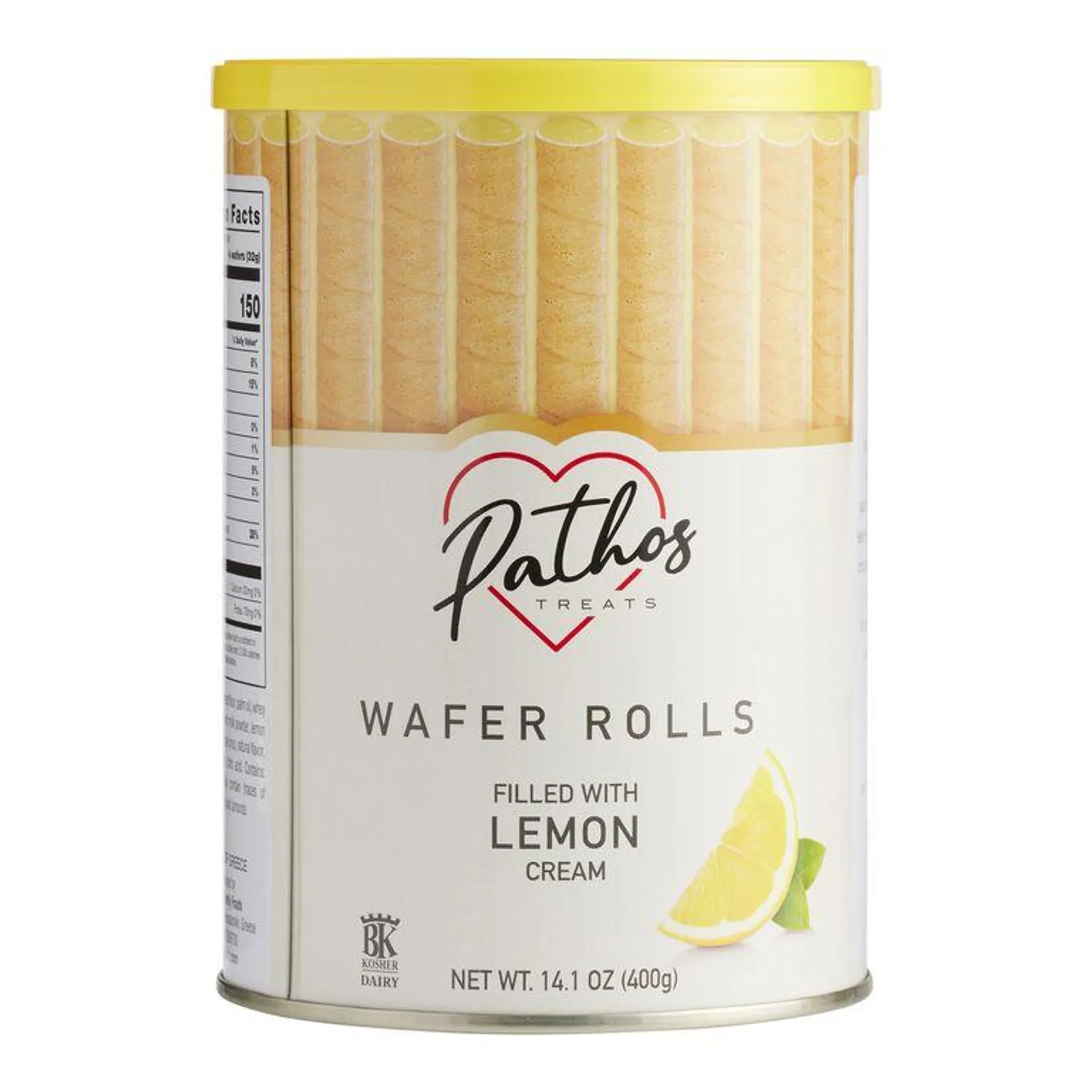 Pathos Lemon Cream Wafer Rolls