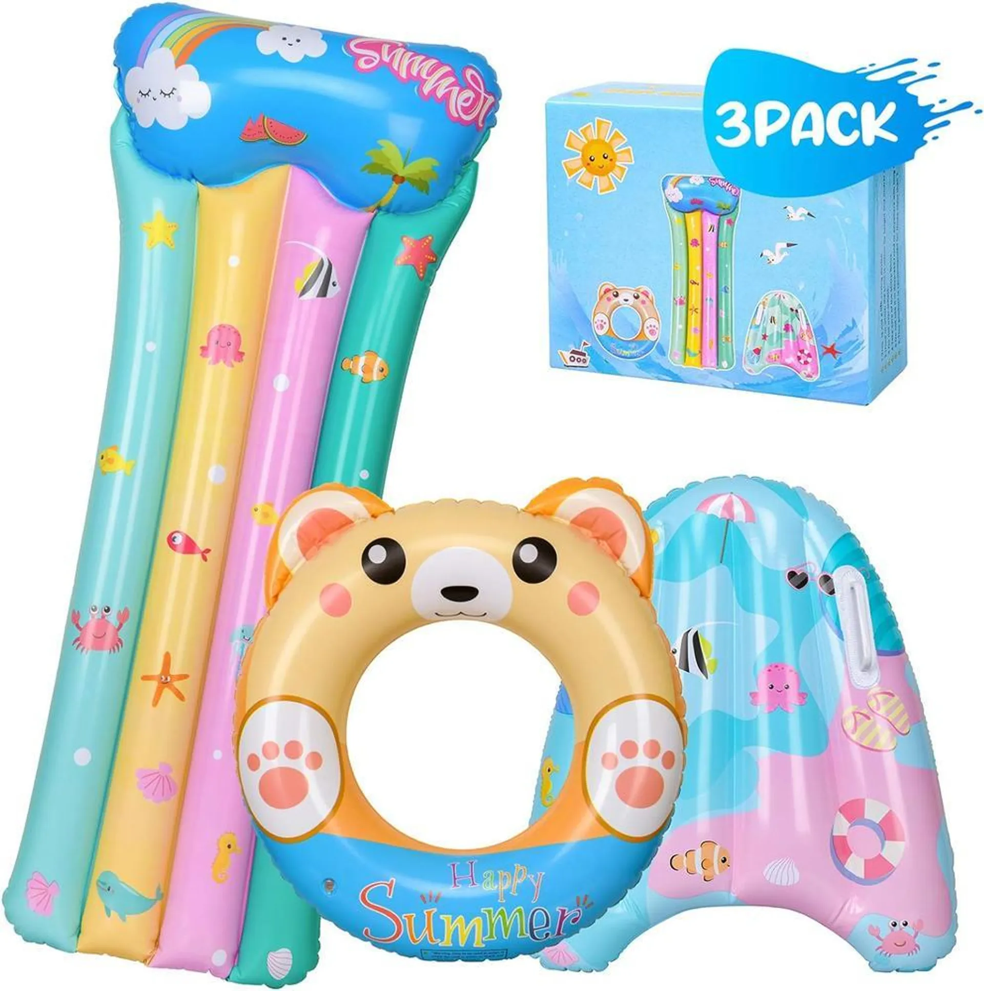 Kid Pool Floats - 3 Pack