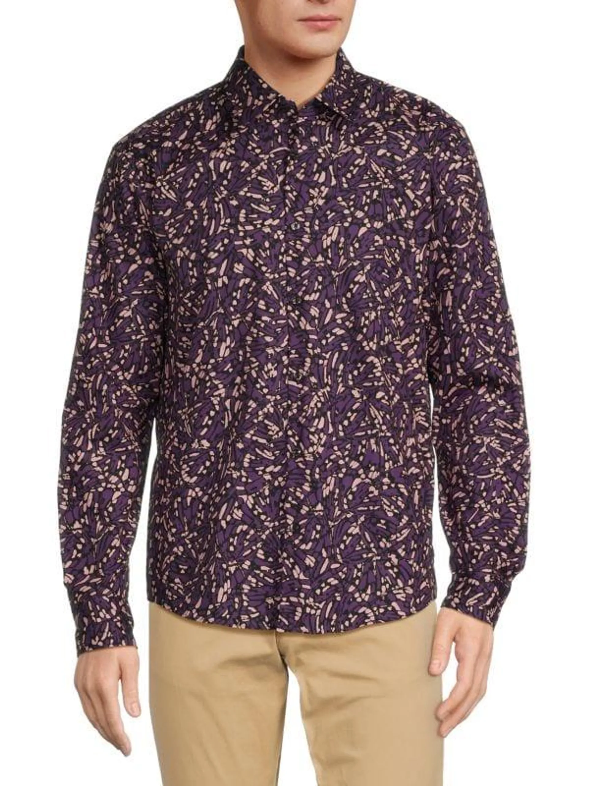 Ermo Abstract Print Shirt